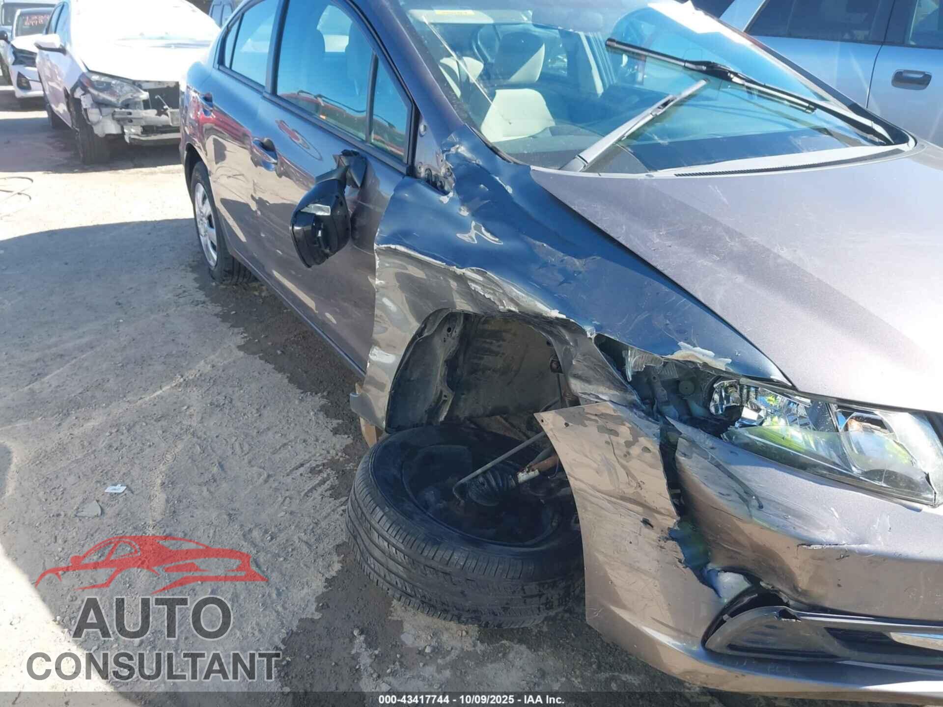 HONDA CIVIC 2013 - 19XFB2F55DE095591