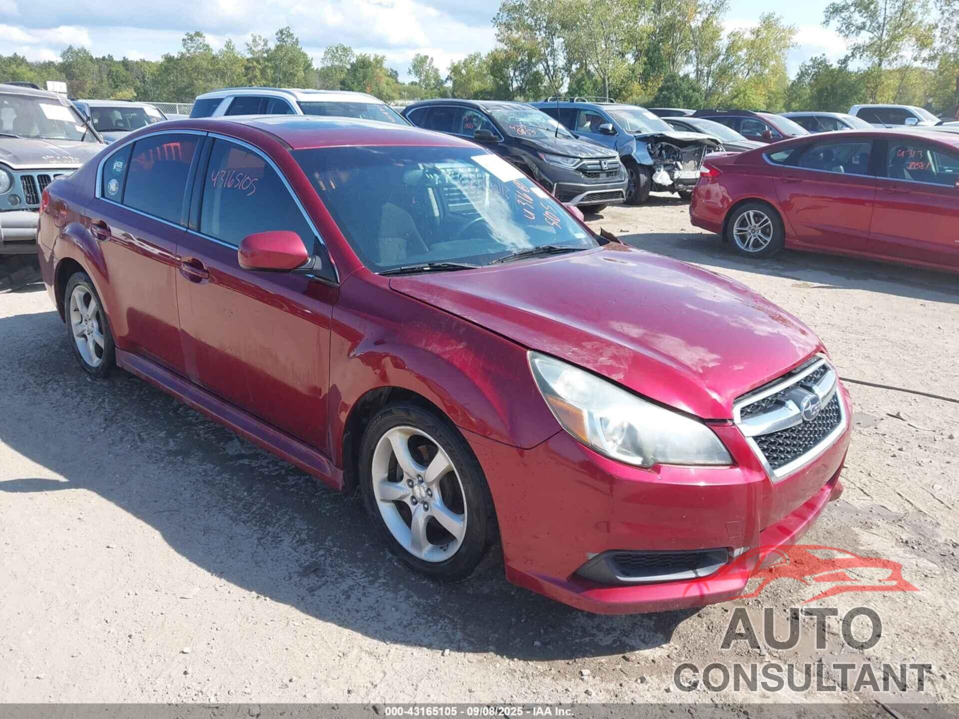 SUBARU LEGACY 2014 - 4S3BMBD68E3015990