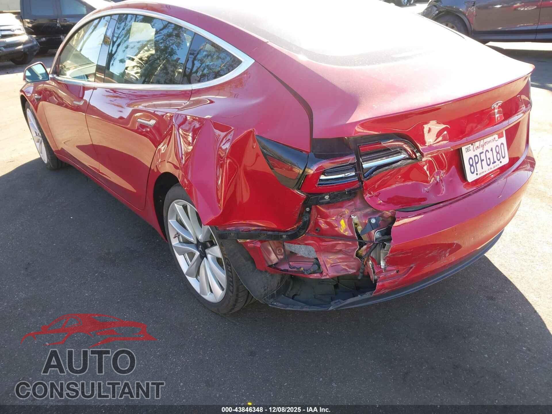 TESLA MODEL 3 2019 - 5YJ3E1EA9KF314546