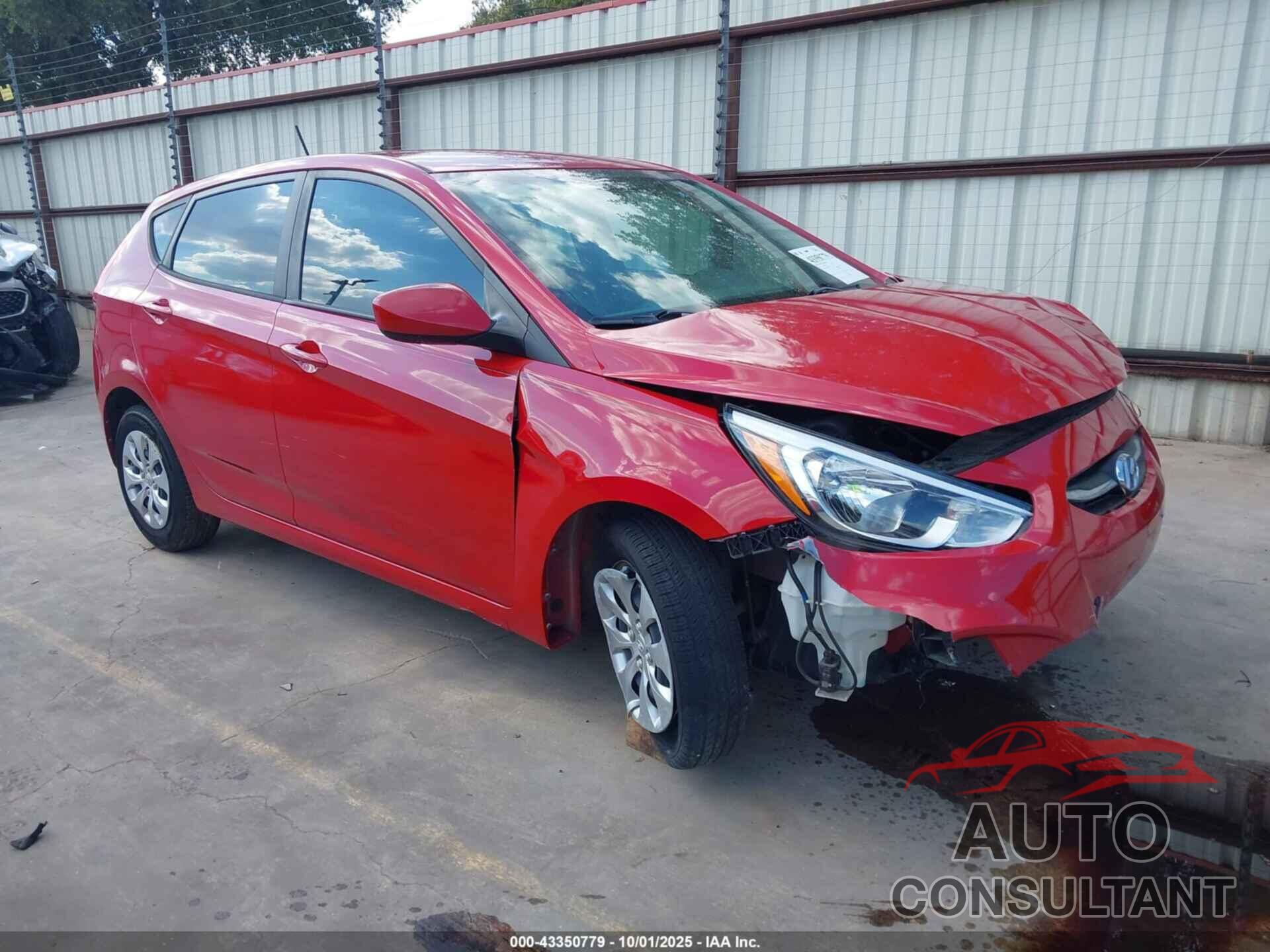 HYUNDAI ACCENT 2017 - KMHCT5AE2HU340746