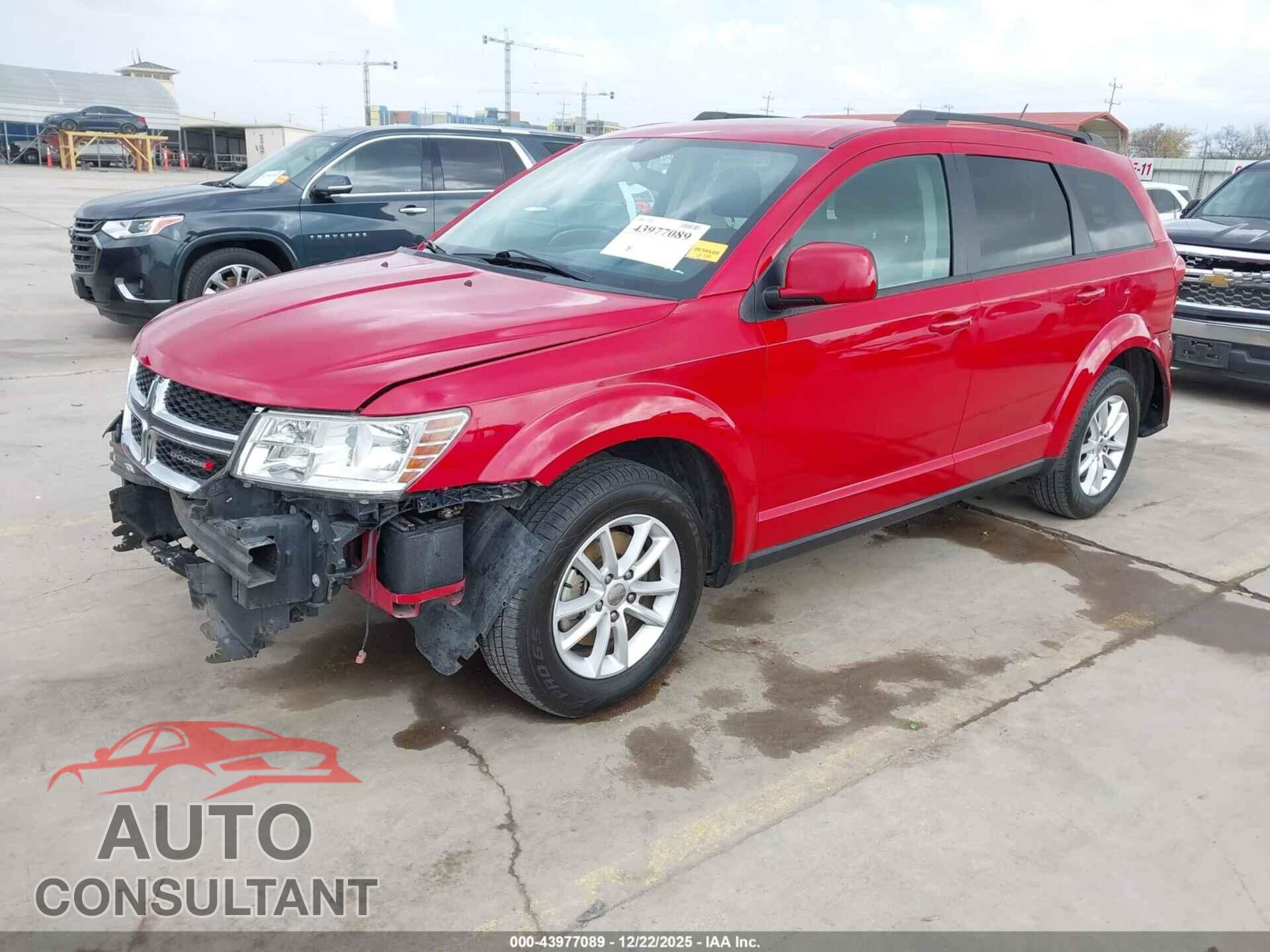 DODGE JOURNEY 2015 - 3C4PDCBG2FT726646