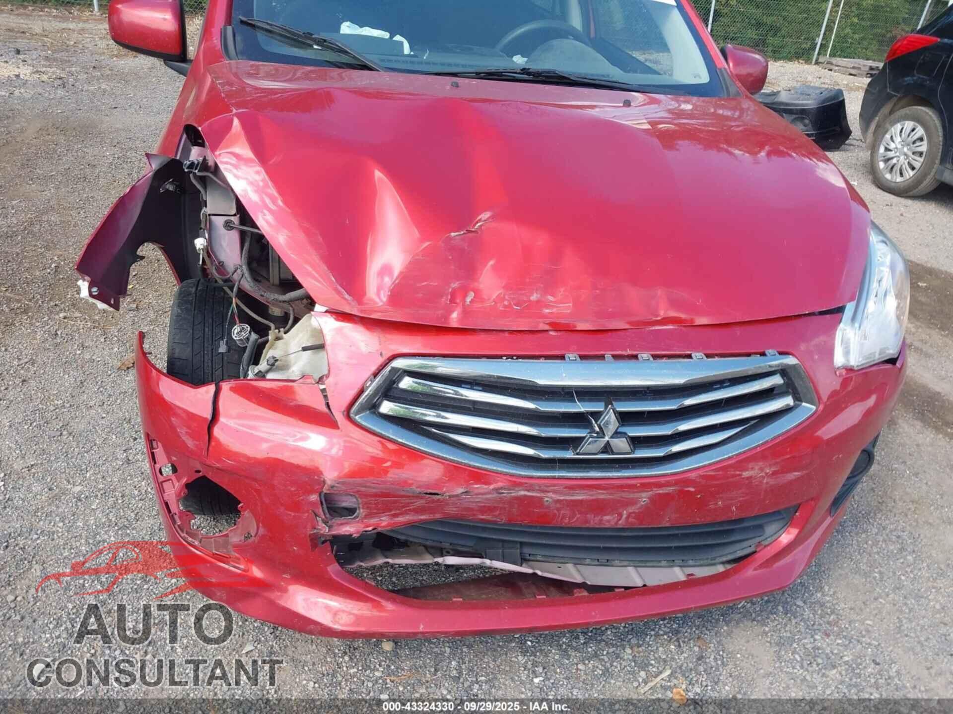 MITSUBISHI MIRAGE G4 2017 - ML32F3FJ6HHF08405