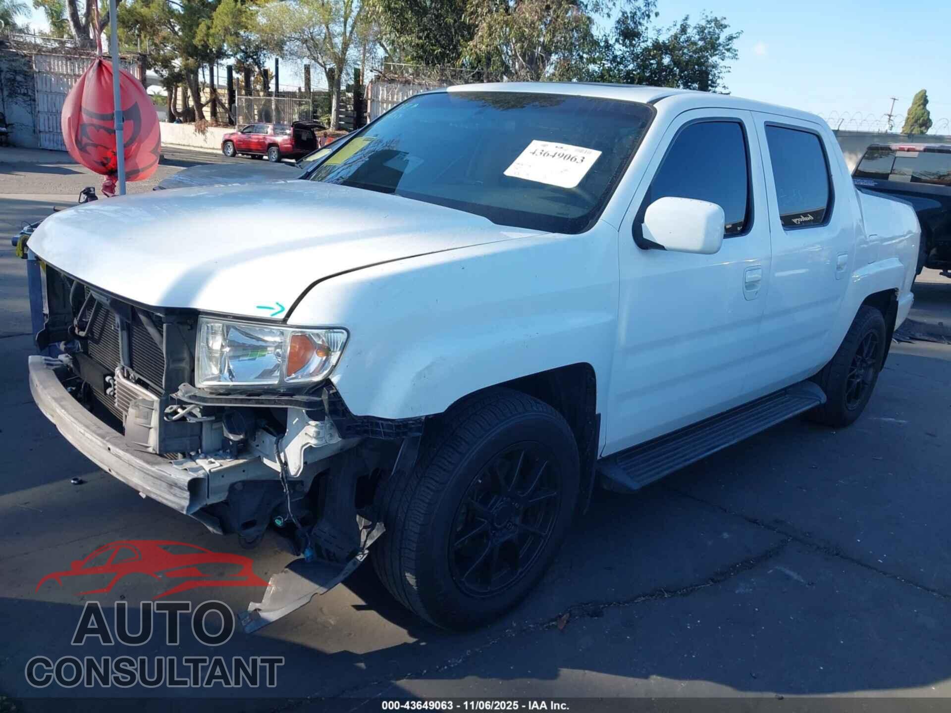 HONDA RIDGELINE 2011 - 5FPYK1F52BB002415