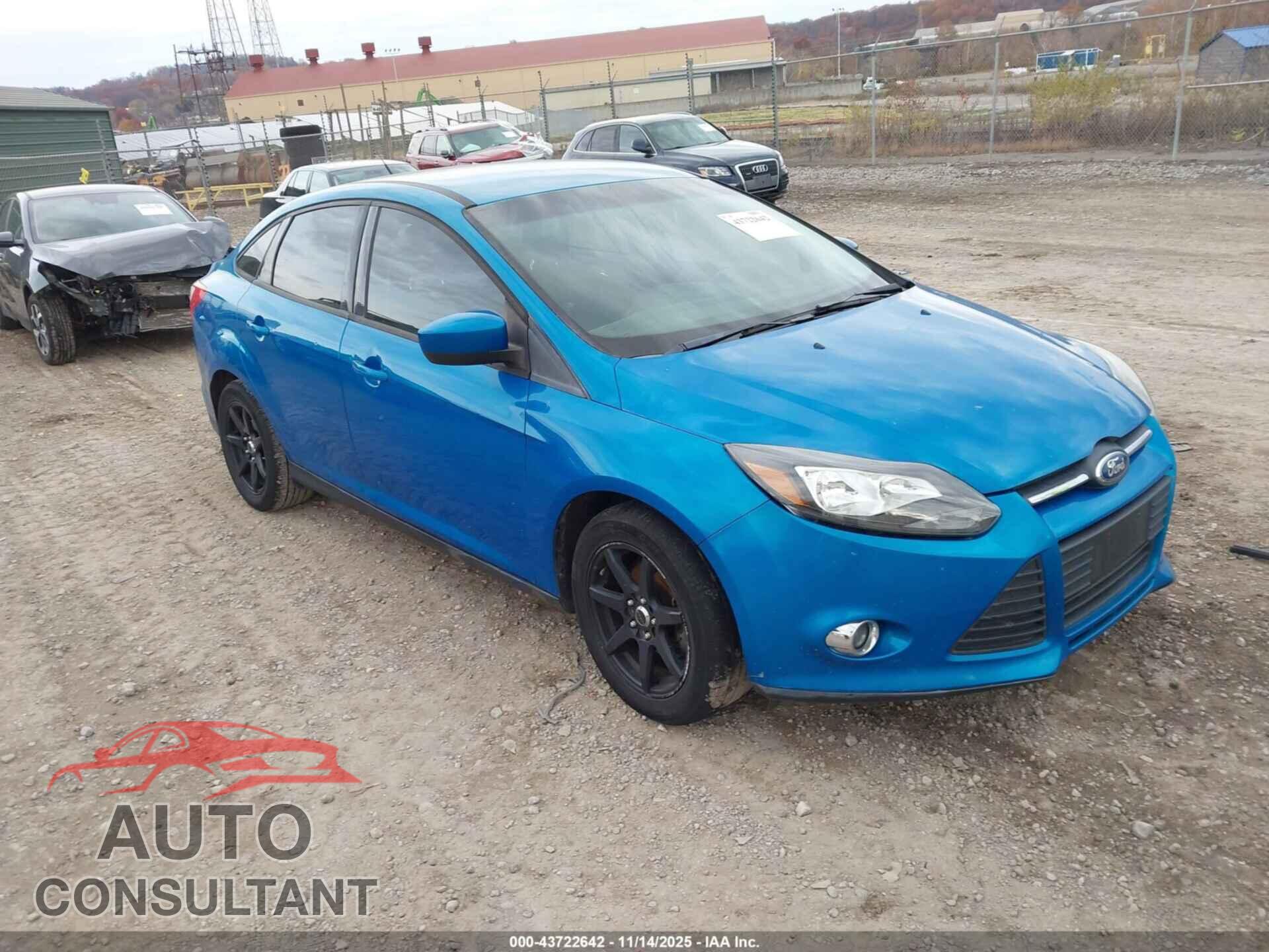 FORD FOCUS 2012 - 1FAHP3F22CL262846