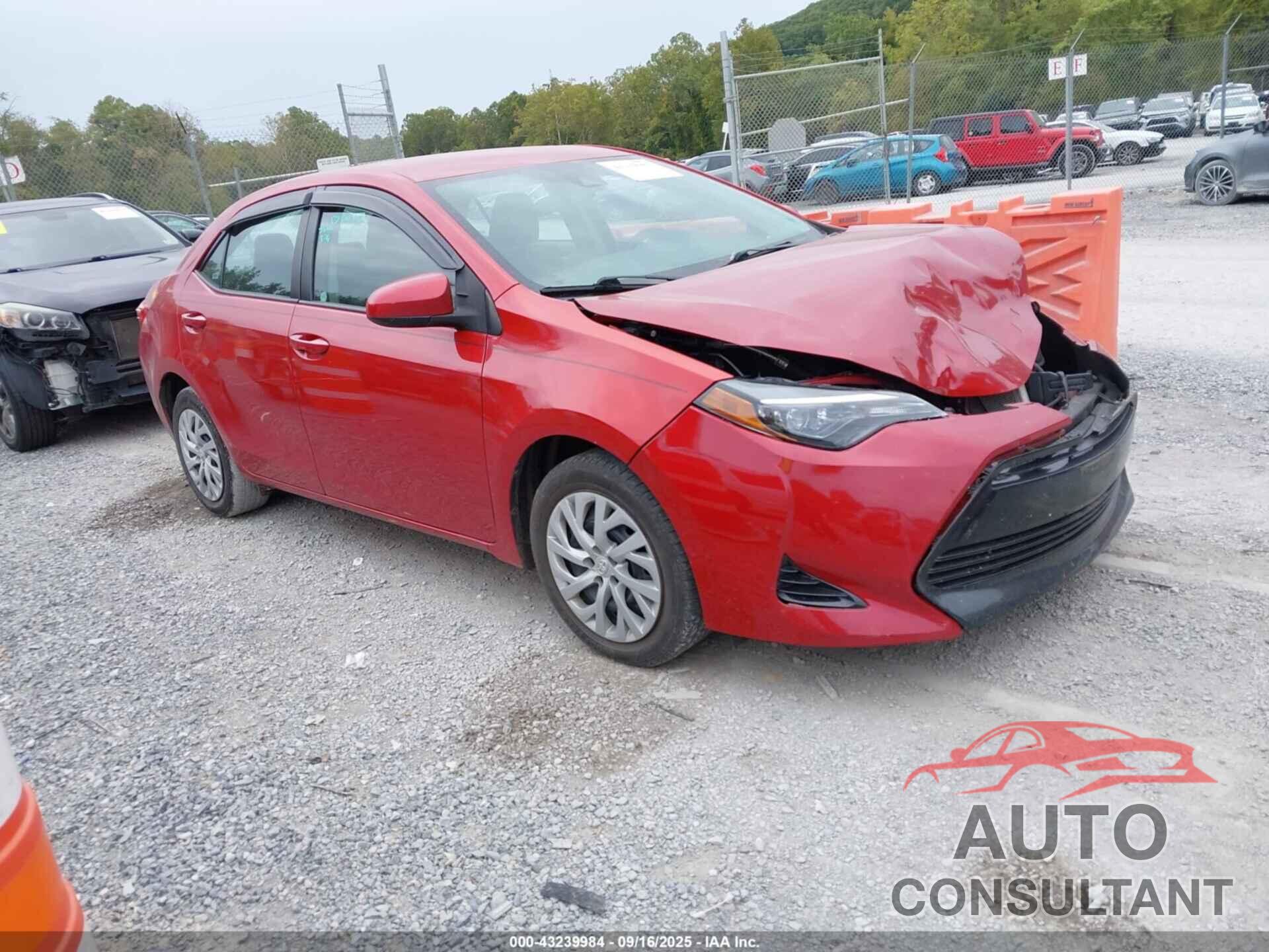 TOYOTA COROLLA 2017 - 5YFBURHE1HP582578