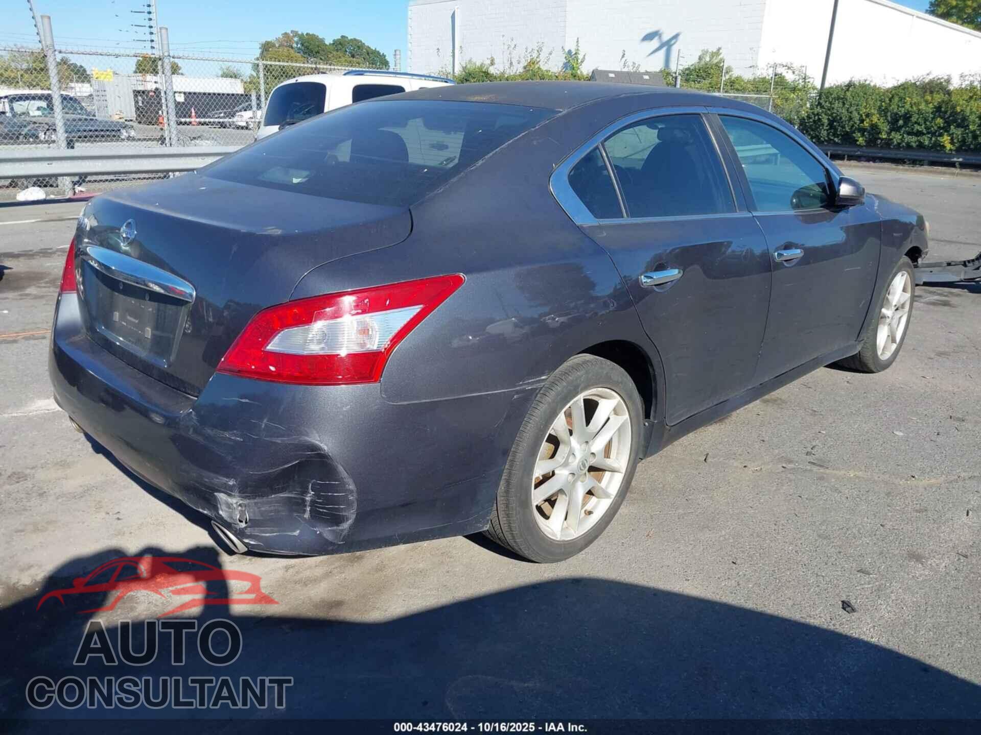 NISSAN MAXIMA 2011 - 1N4AA5AP3BC834782