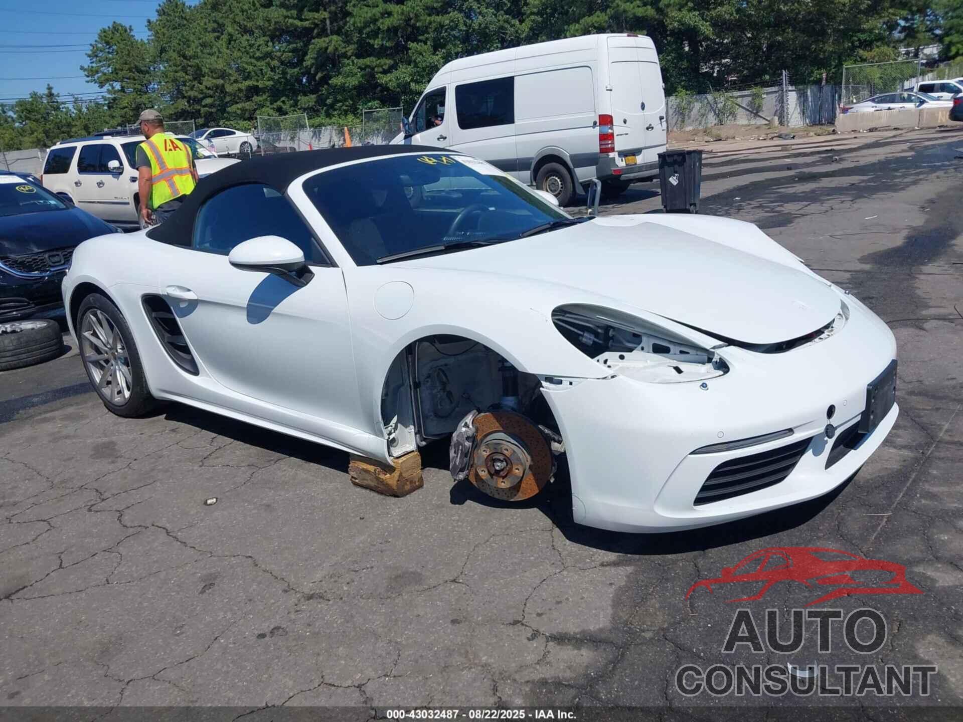 PORSCHE 718 BOXSTER 2019 - WP0CA2A8XKS210364