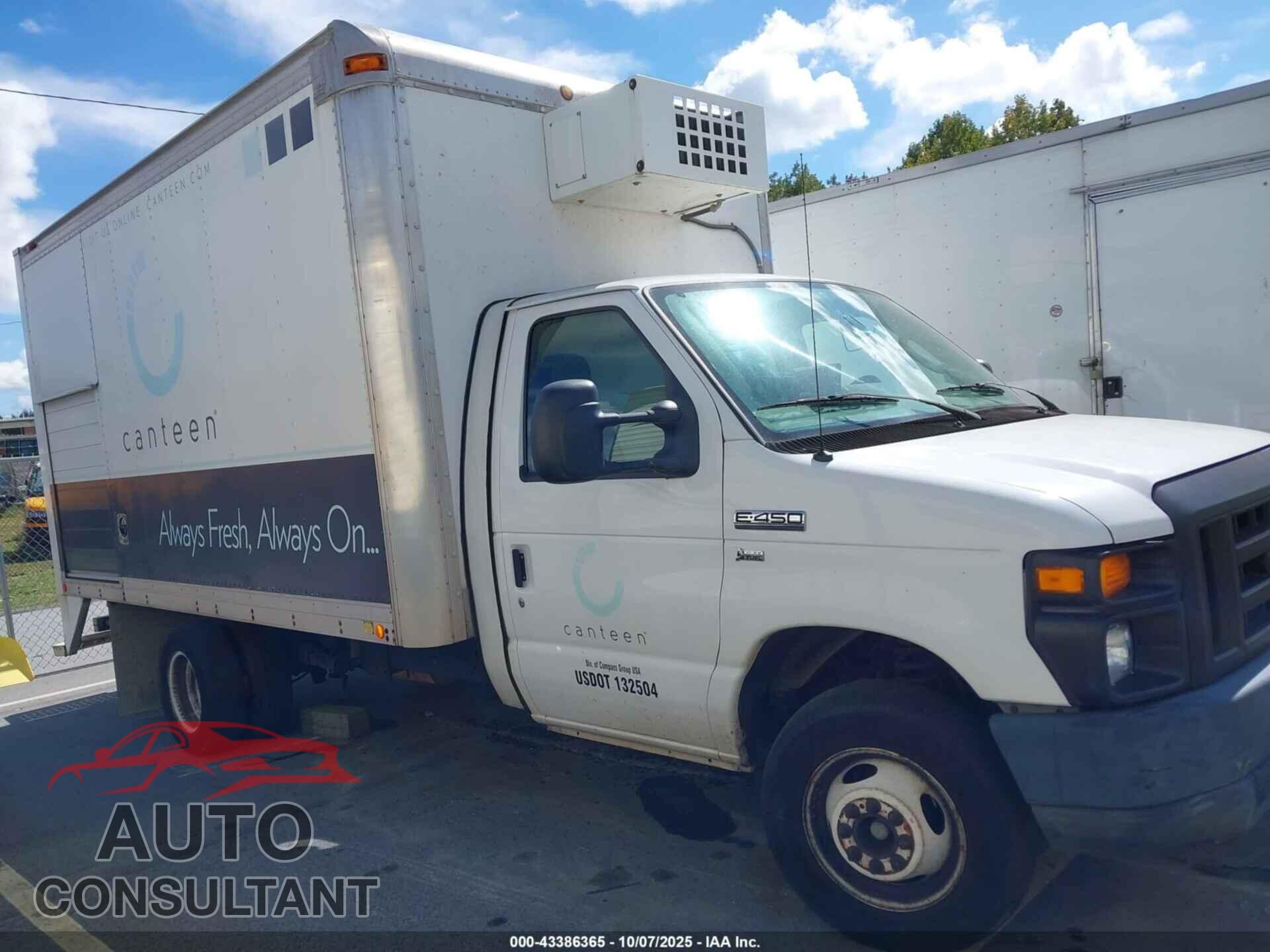 FORD E-450 CUTAWAY 2012 - 1FDXE4FL1CDA60967