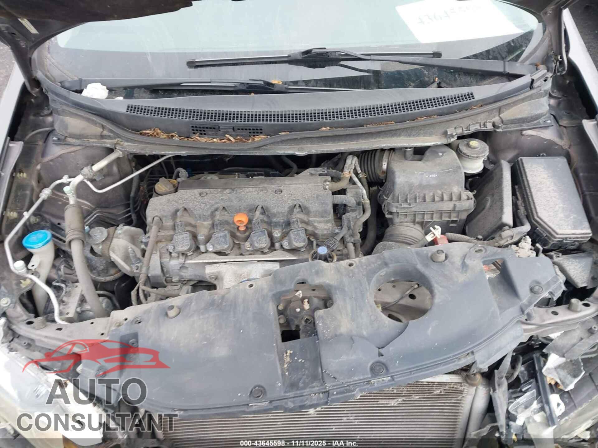 HONDA CIVIC 2013 - 19XFB2F50DE047643