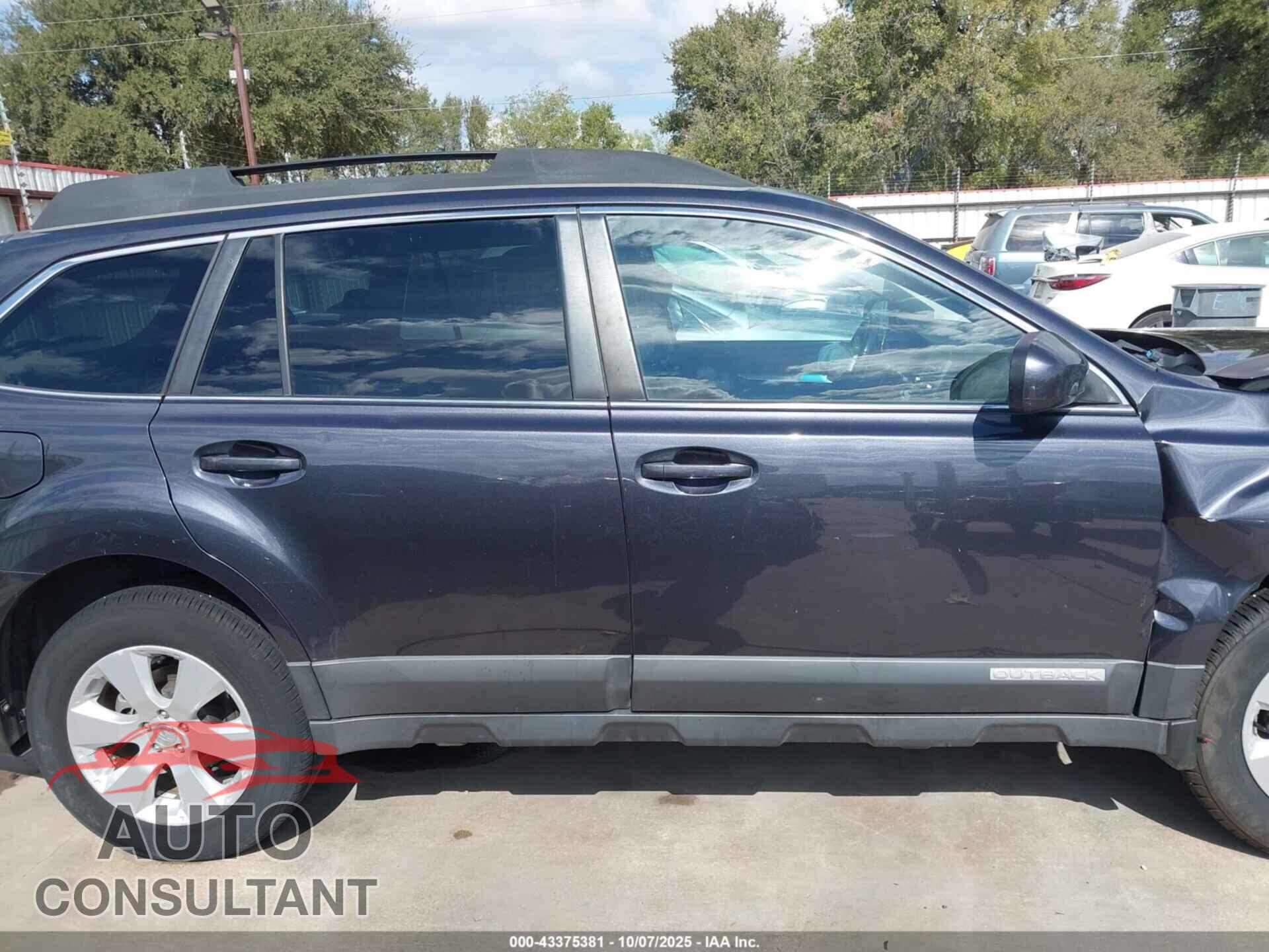 SUBARU OUTBACK 2011 - 4S4BRBCCXB3358171