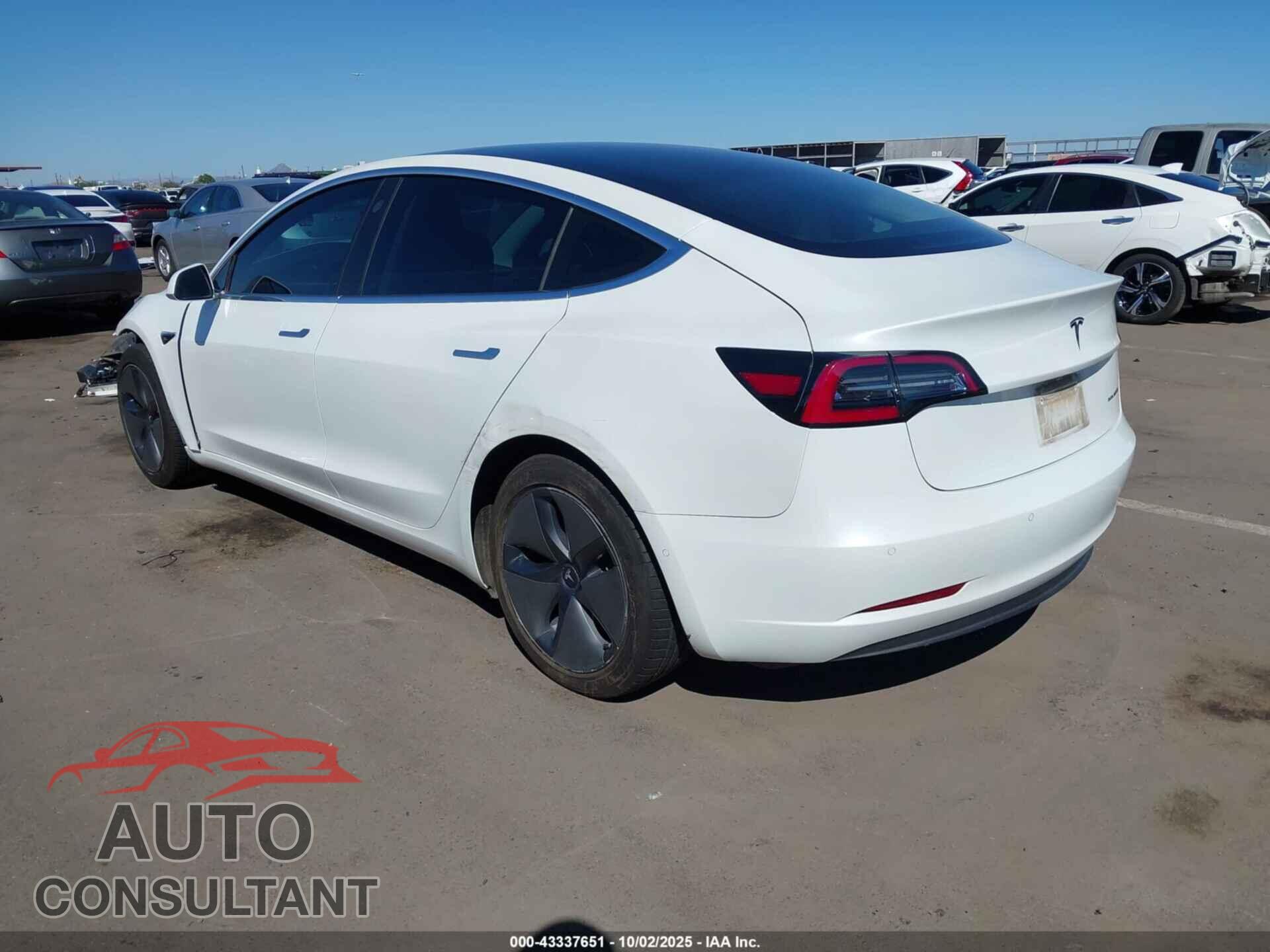 TESLA MODEL 3 2020 - 5YJ3E1EB6LF619626