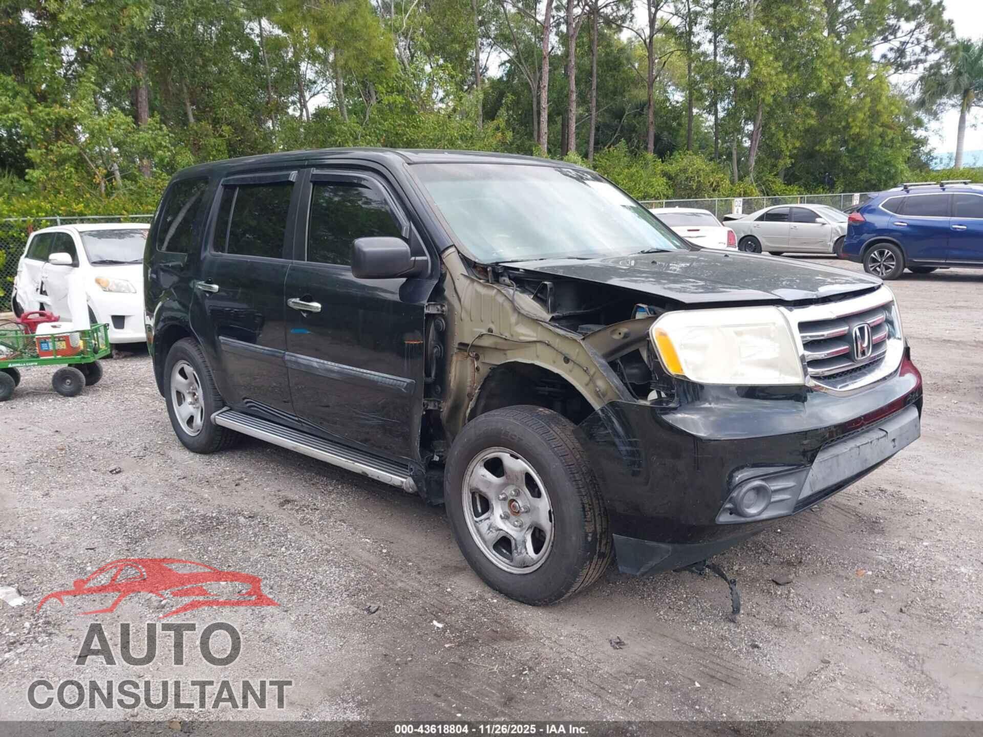 HONDA PILOT 2012 - 5FNYF3H2XCB033117