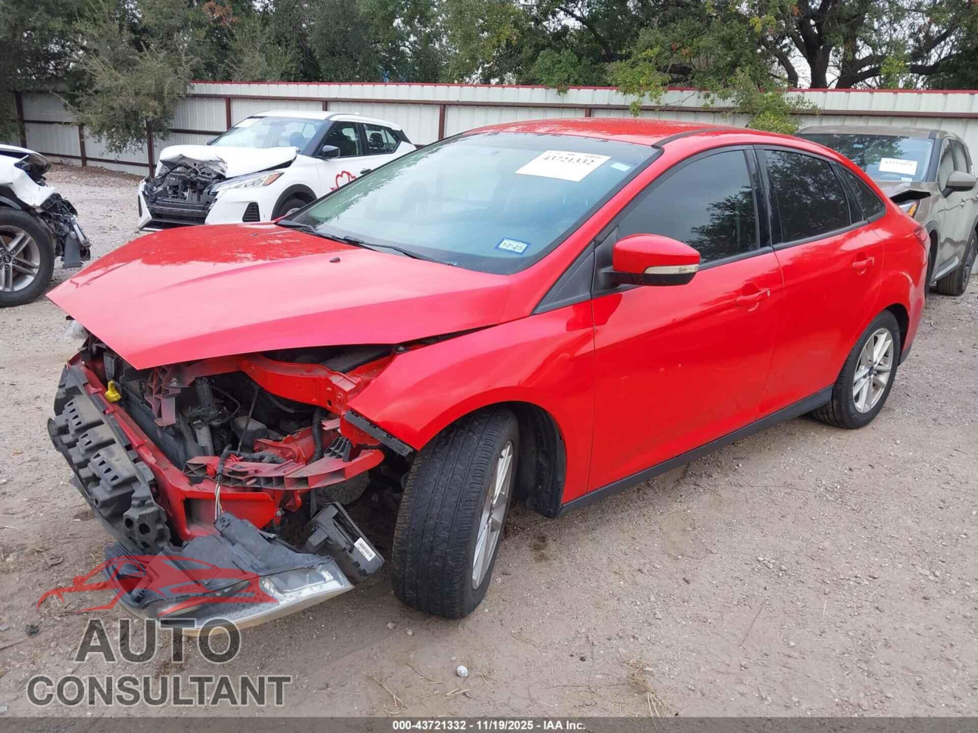 FORD FOCUS 2016 - 1FADP3F27GL369041