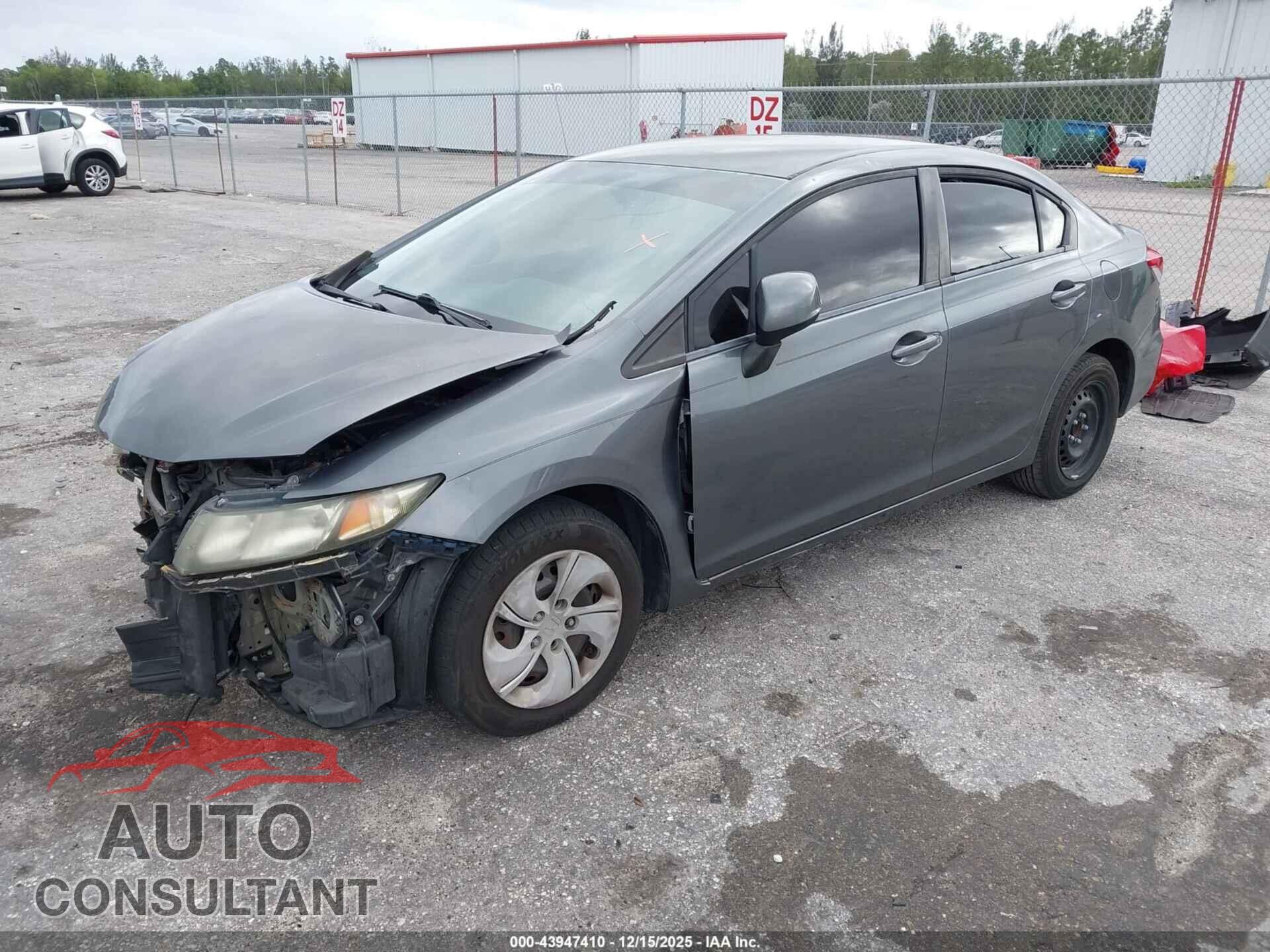 HONDA CIVIC 2013 - 19XFB2F57DE060129