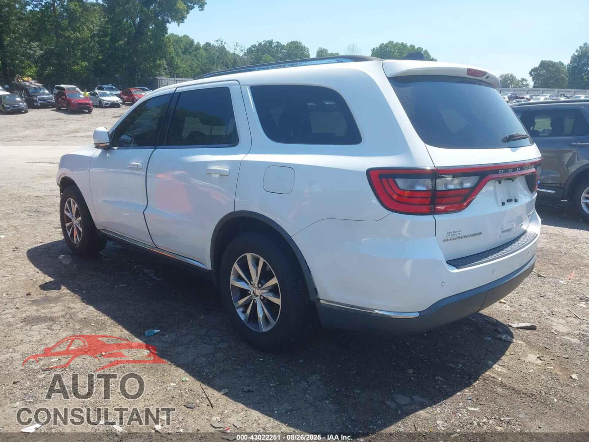 DODGE DURANGO 2016 - 1C4RDHDG3GC373981