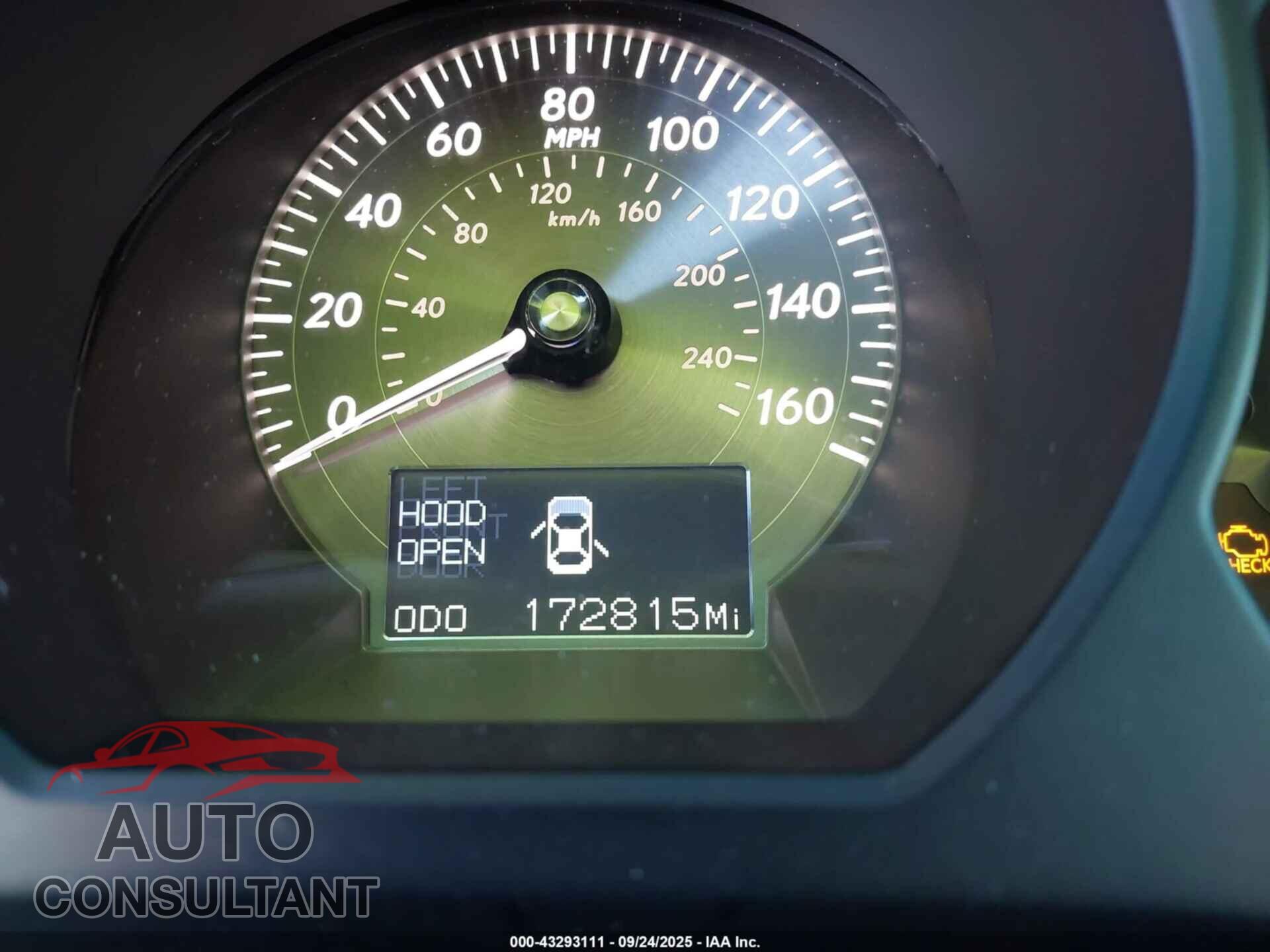 LEXUS GS 350 2009 - JTHBE96S890047084