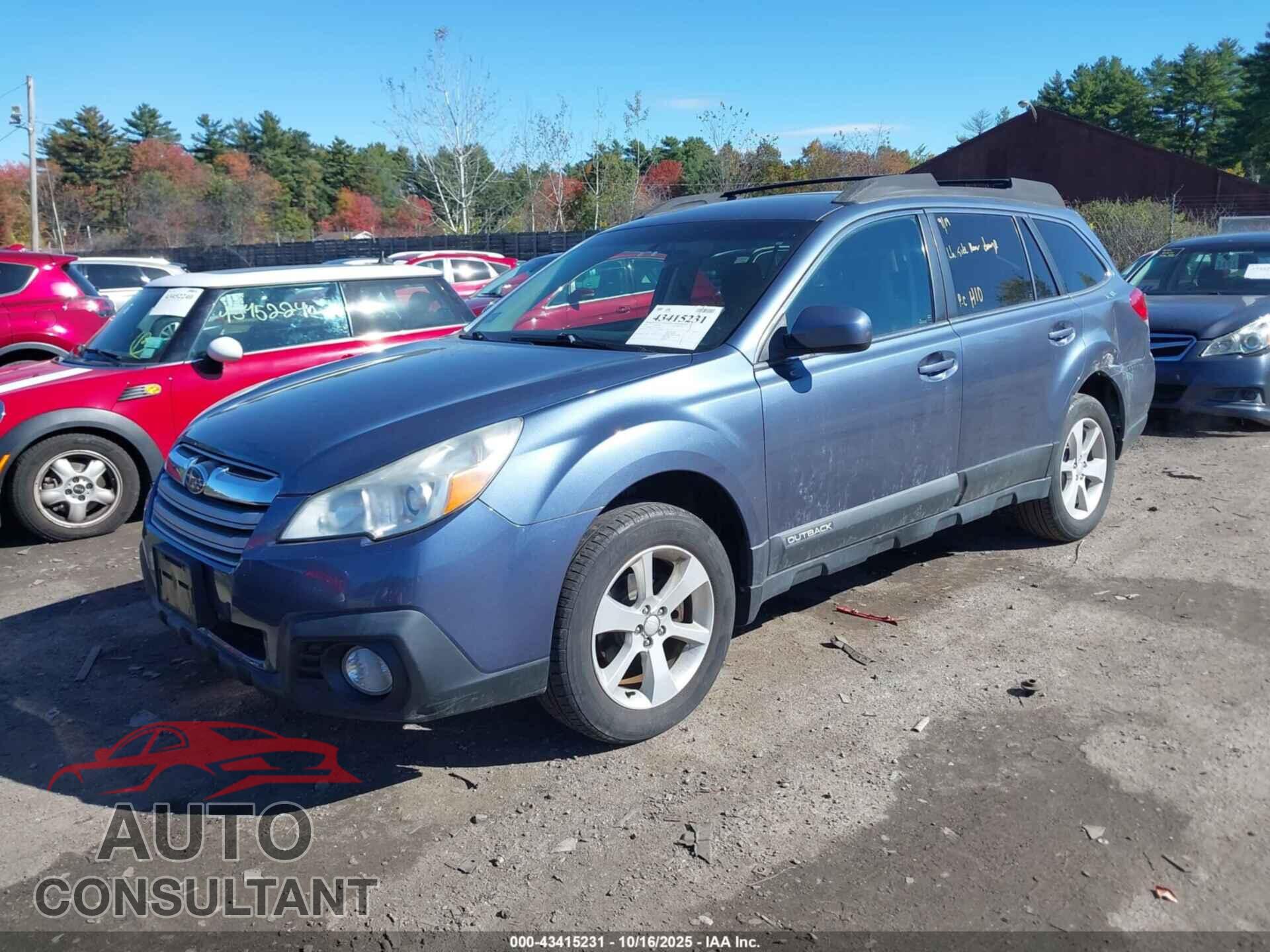 SUBARU OUTBACK 2014 - 4S4BRBCC9E3241699