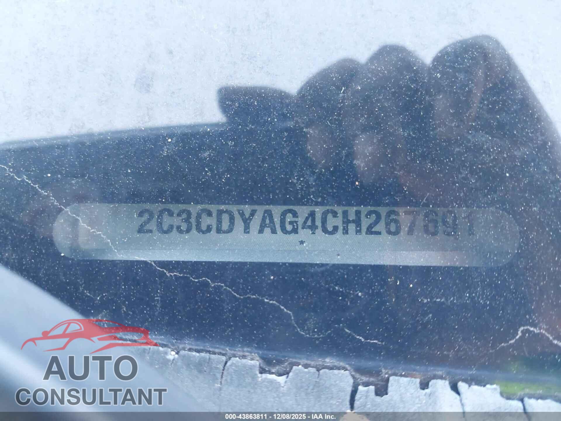 DODGE CHALLENGER 2012 - 2C3CDYAG4CH267691