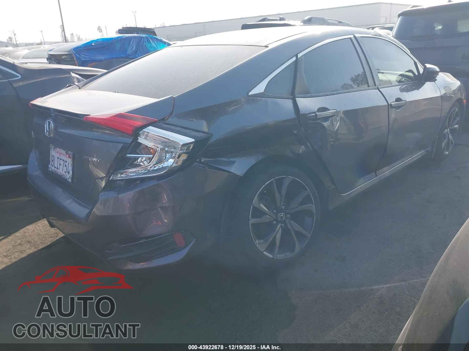 HONDA CIVIC 2019 - 2HGFC2F8XKH572302