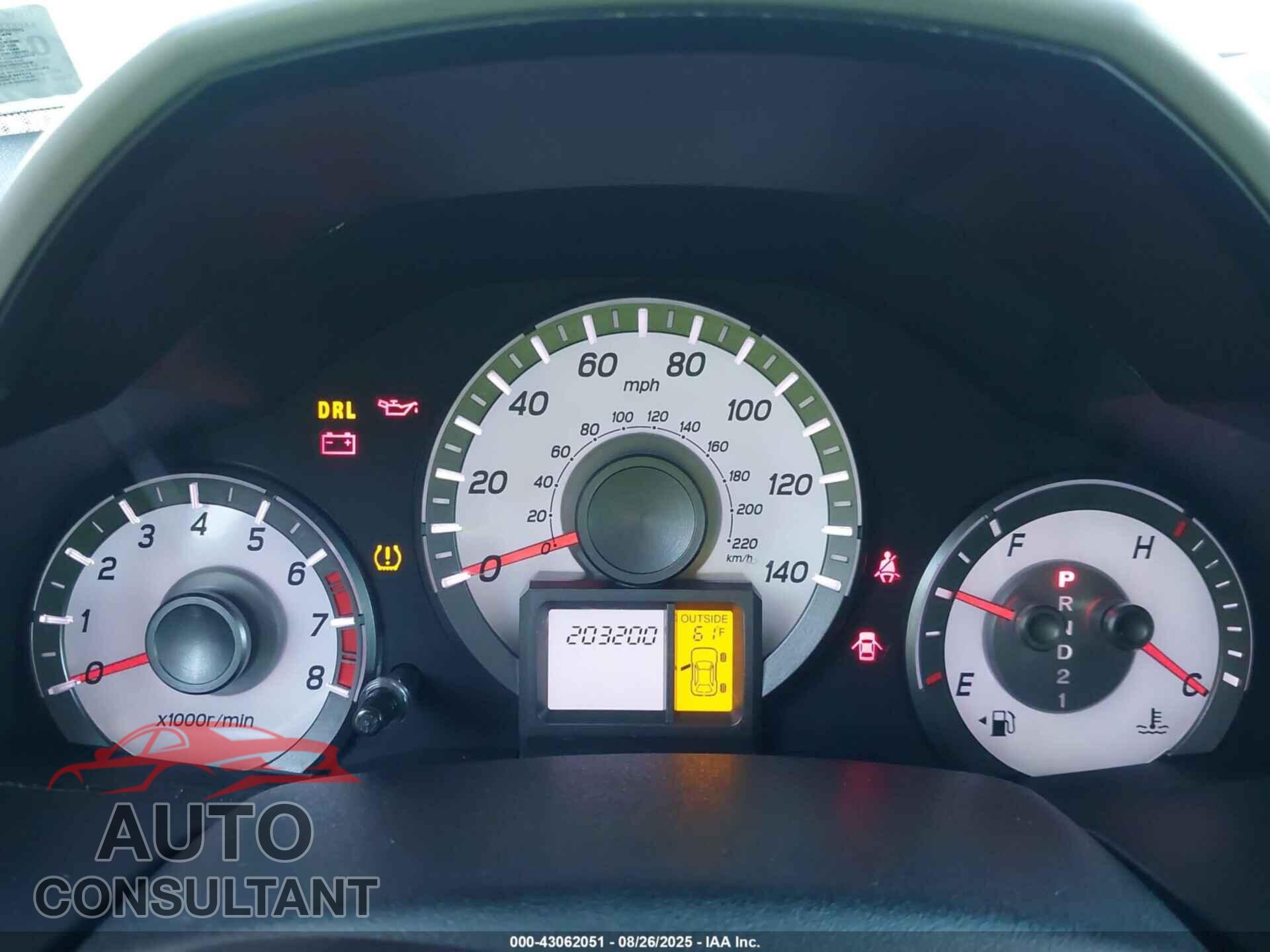 HONDA PILOT 2013 - 5FNYF4H52DB047336