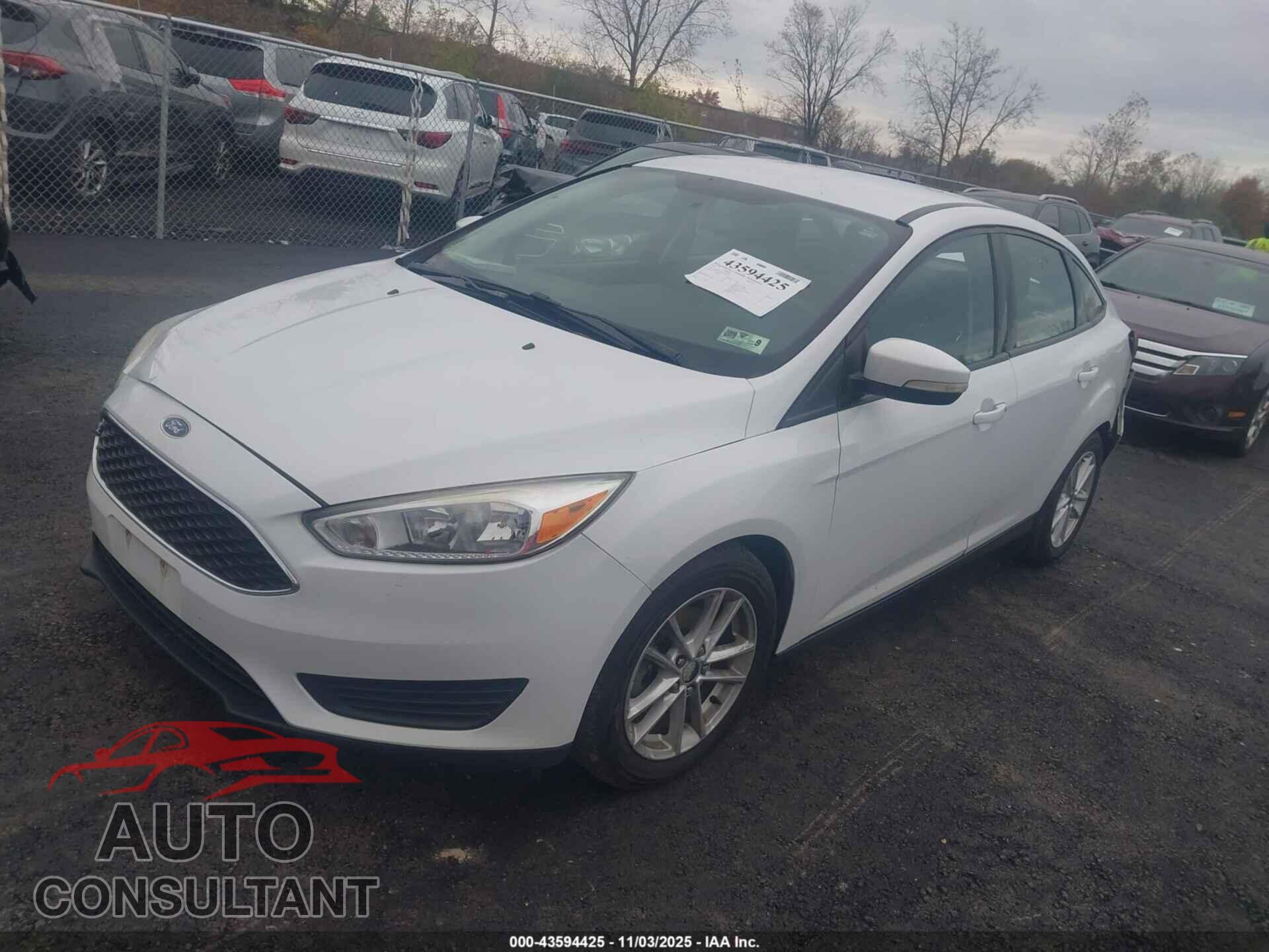 FORD FOCUS 2017 - 1FADP3F25HL216420