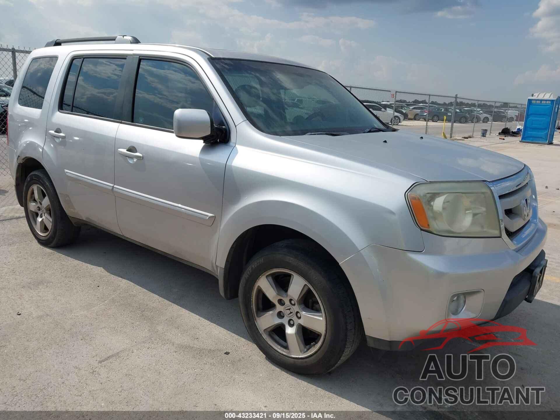 HONDA PILOT 2010 - 5FNYF3H59AB013562