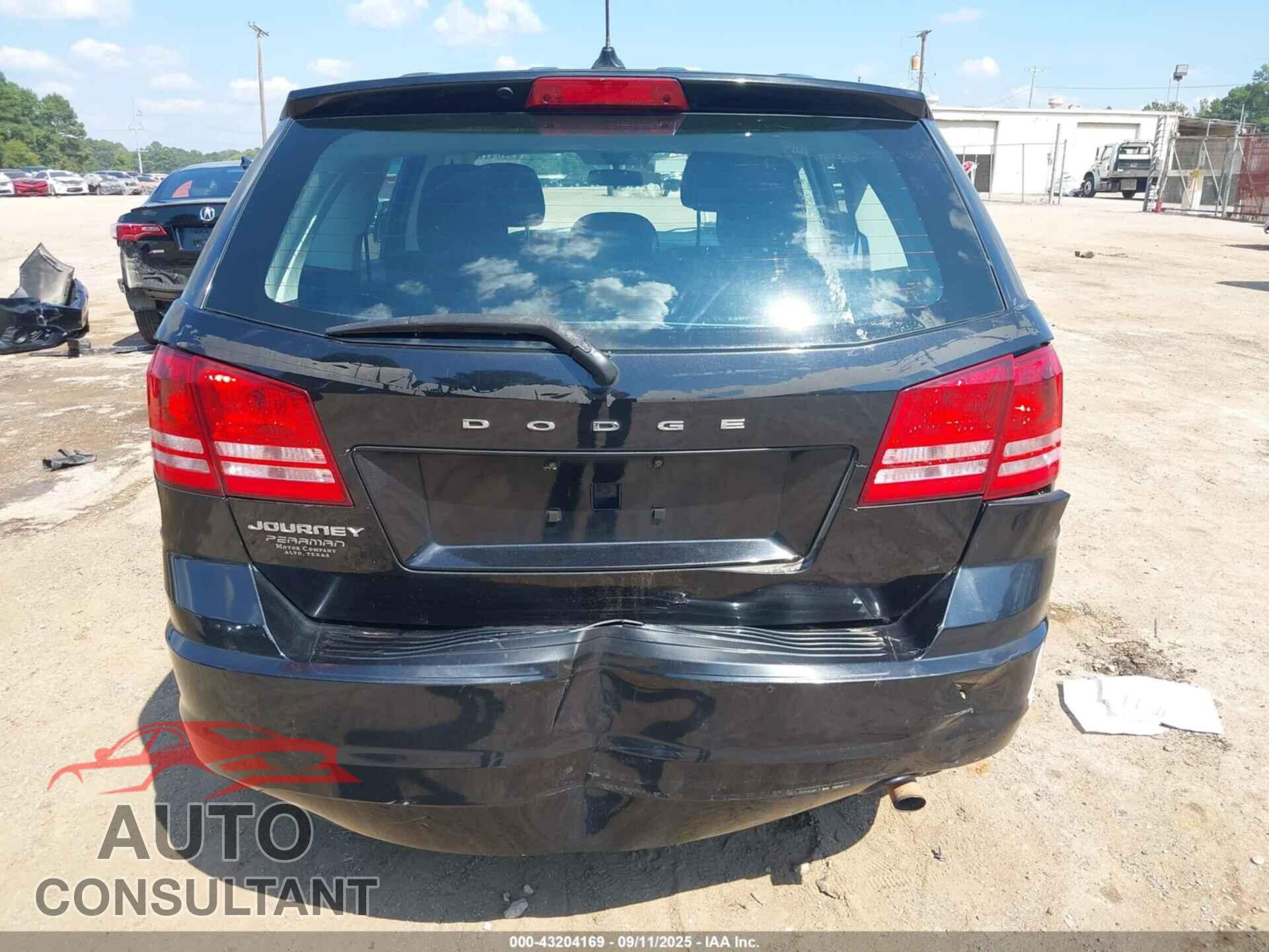 DODGE JOURNEY 2013 - 3C4PDCAB1DT665342