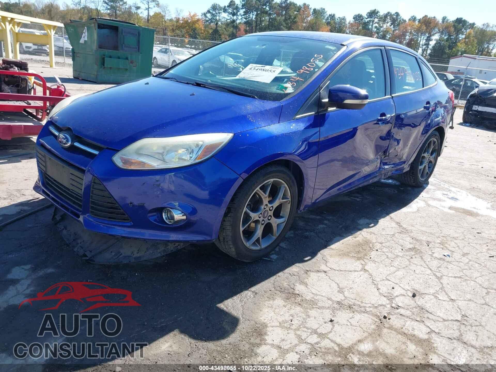 FORD FOCUS 2013 - 1FADP3F23DL336498