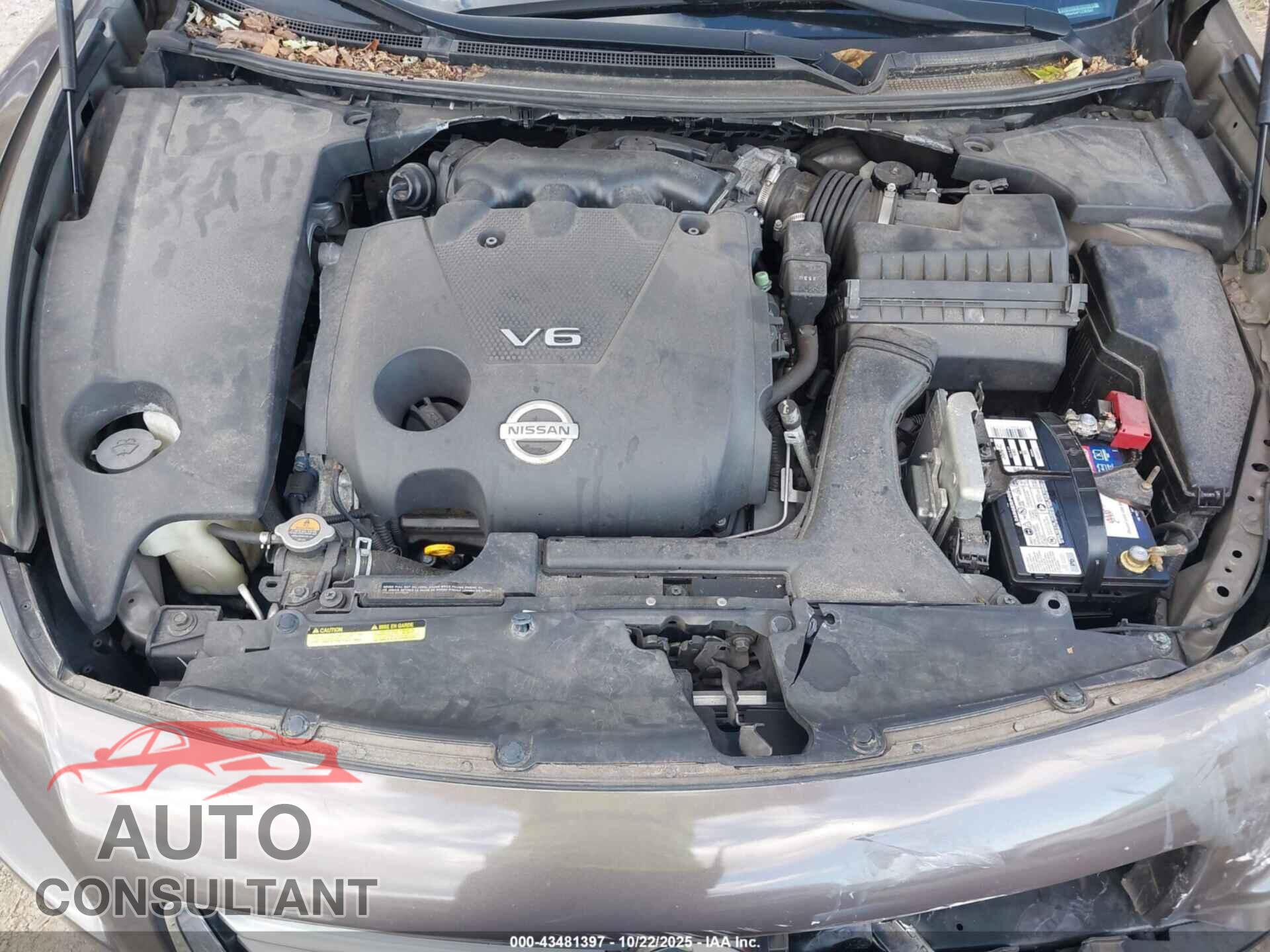 NISSAN MAXIMA 2012 - 1N4AA5AP1CC853543