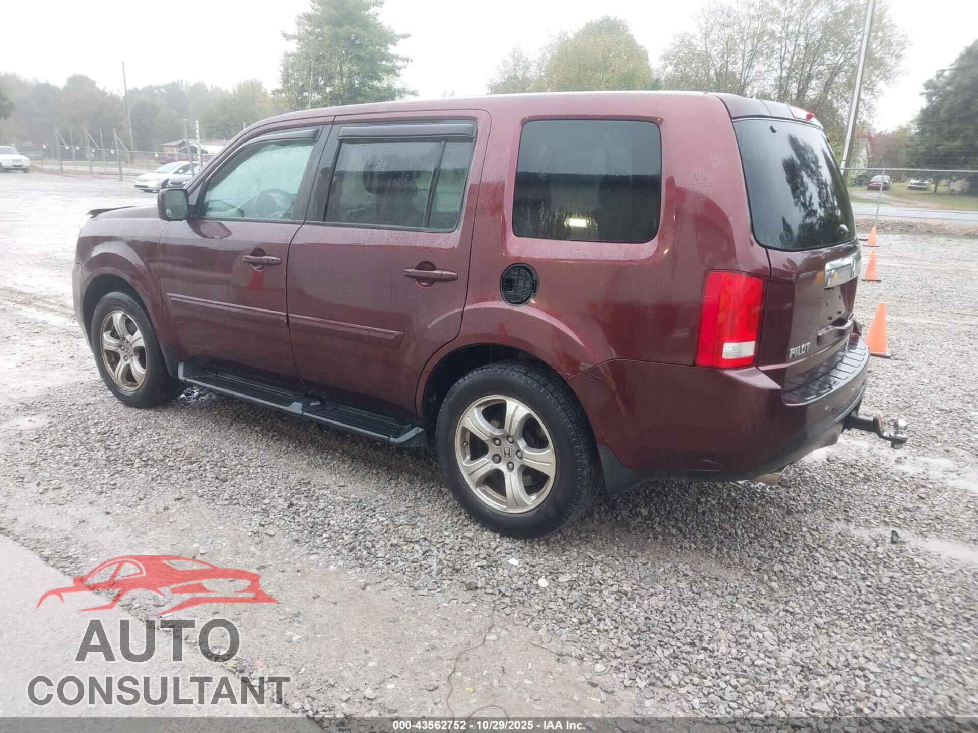 HONDA PILOT 2012 - 5FNYF3H63CB028800