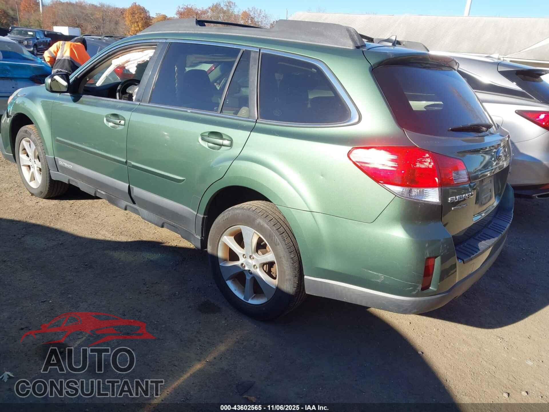 SUBARU OUTBACK 2014 - 4S4BRBLC5E3317502