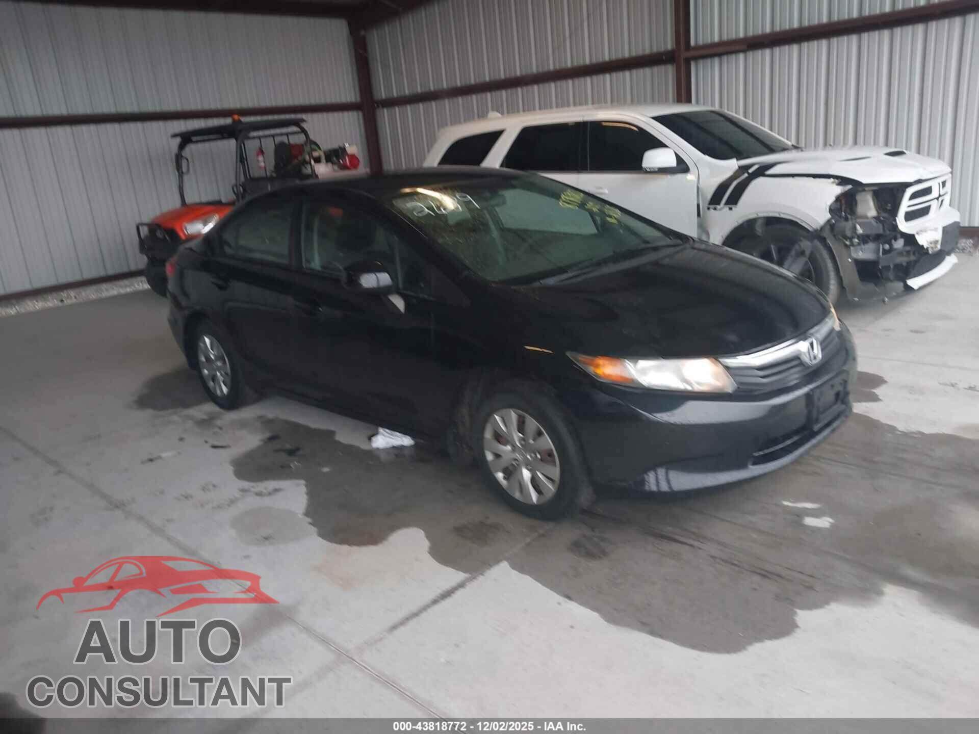 HONDA CIVIC 2012 - 19XFB2F53CE082689