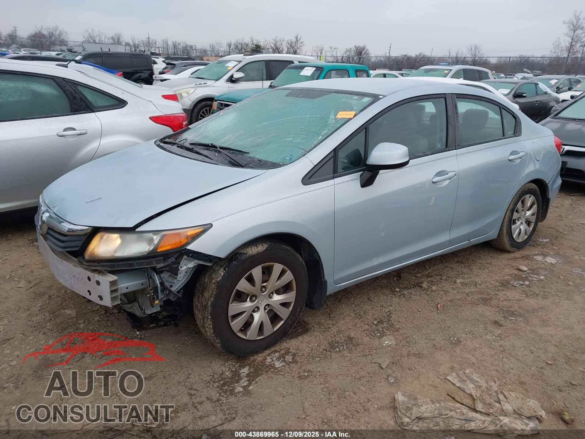 HONDA CIVIC 2012 - 2HGFB2F55CH536592