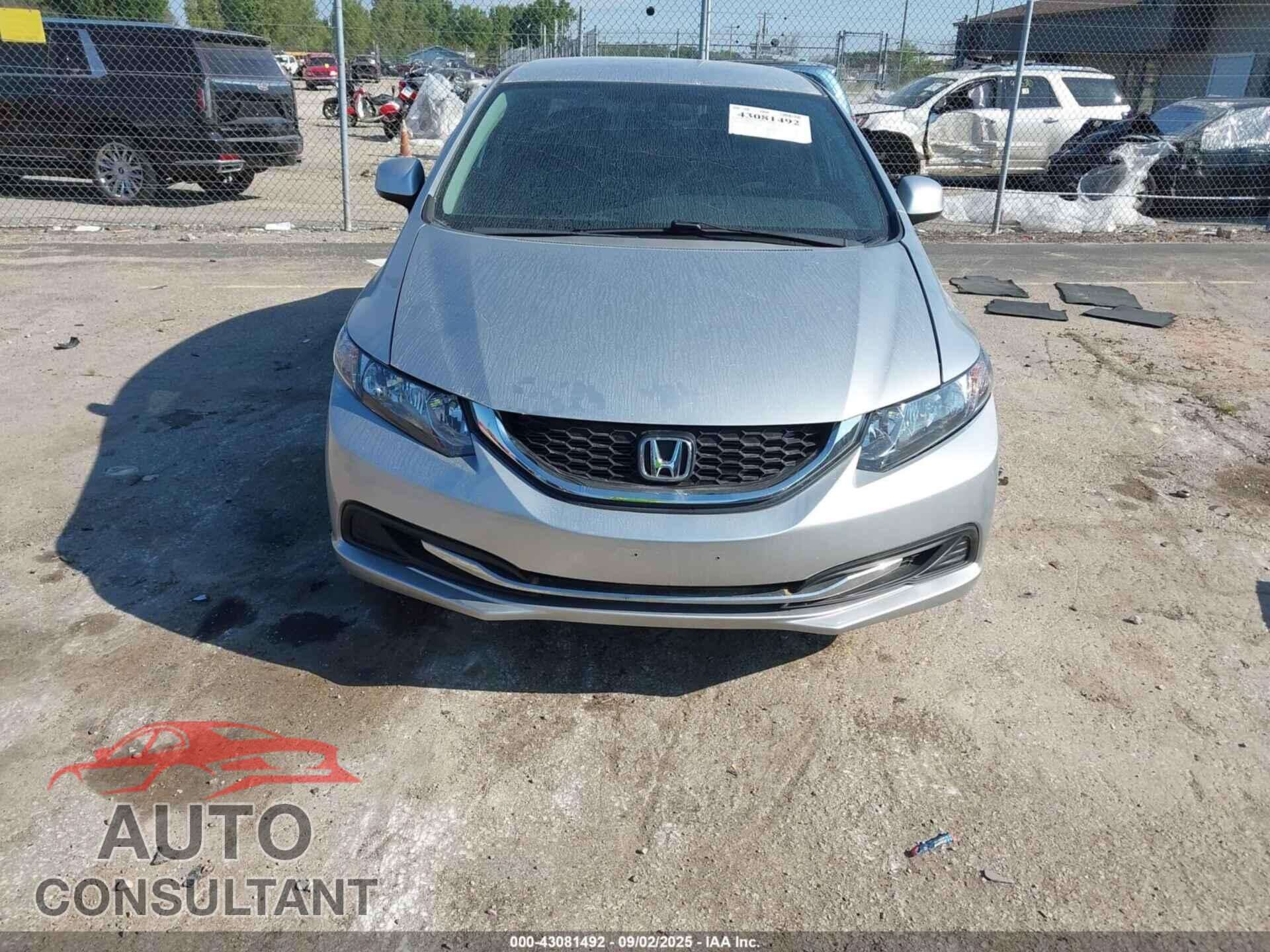 HONDA CIVIC 2013 - 19XFB2F5XDE063199