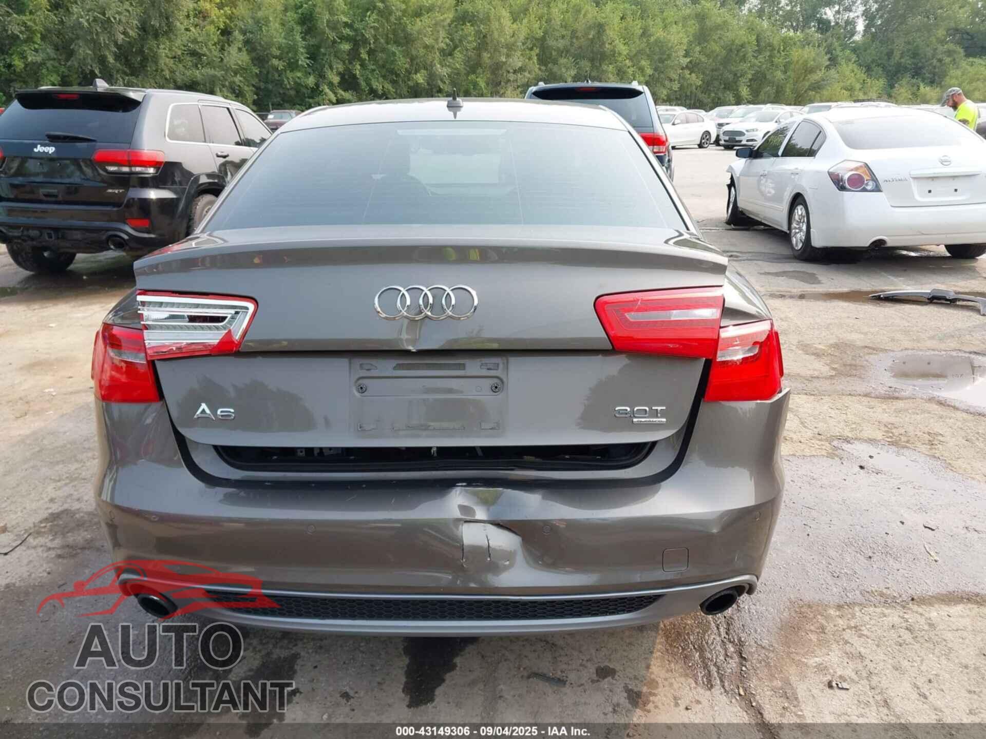 AUDI A6 2013 - WAUHGAFC0DN135510