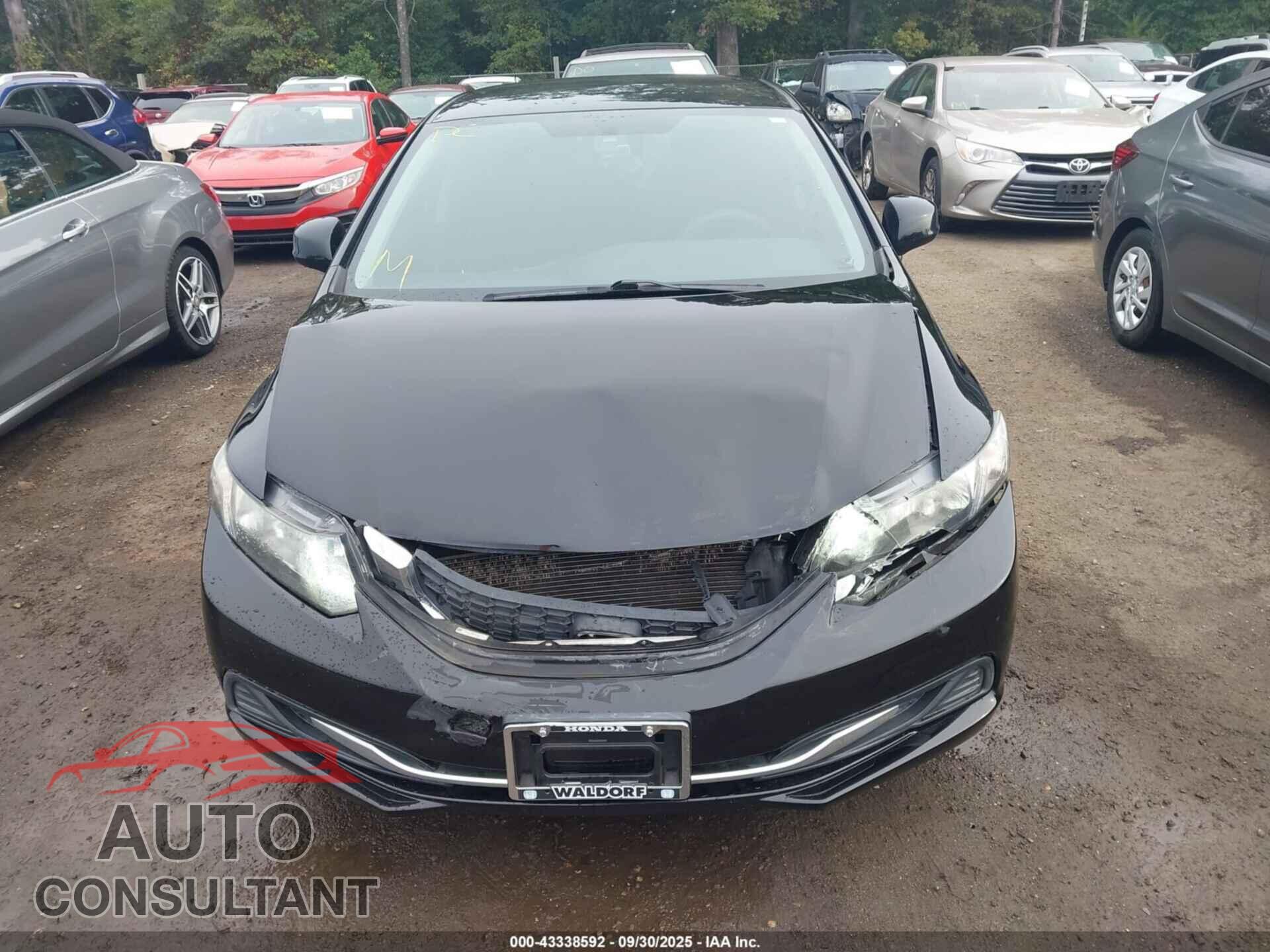 HONDA CIVIC 2013 - 2HGFB2F50DH587368
