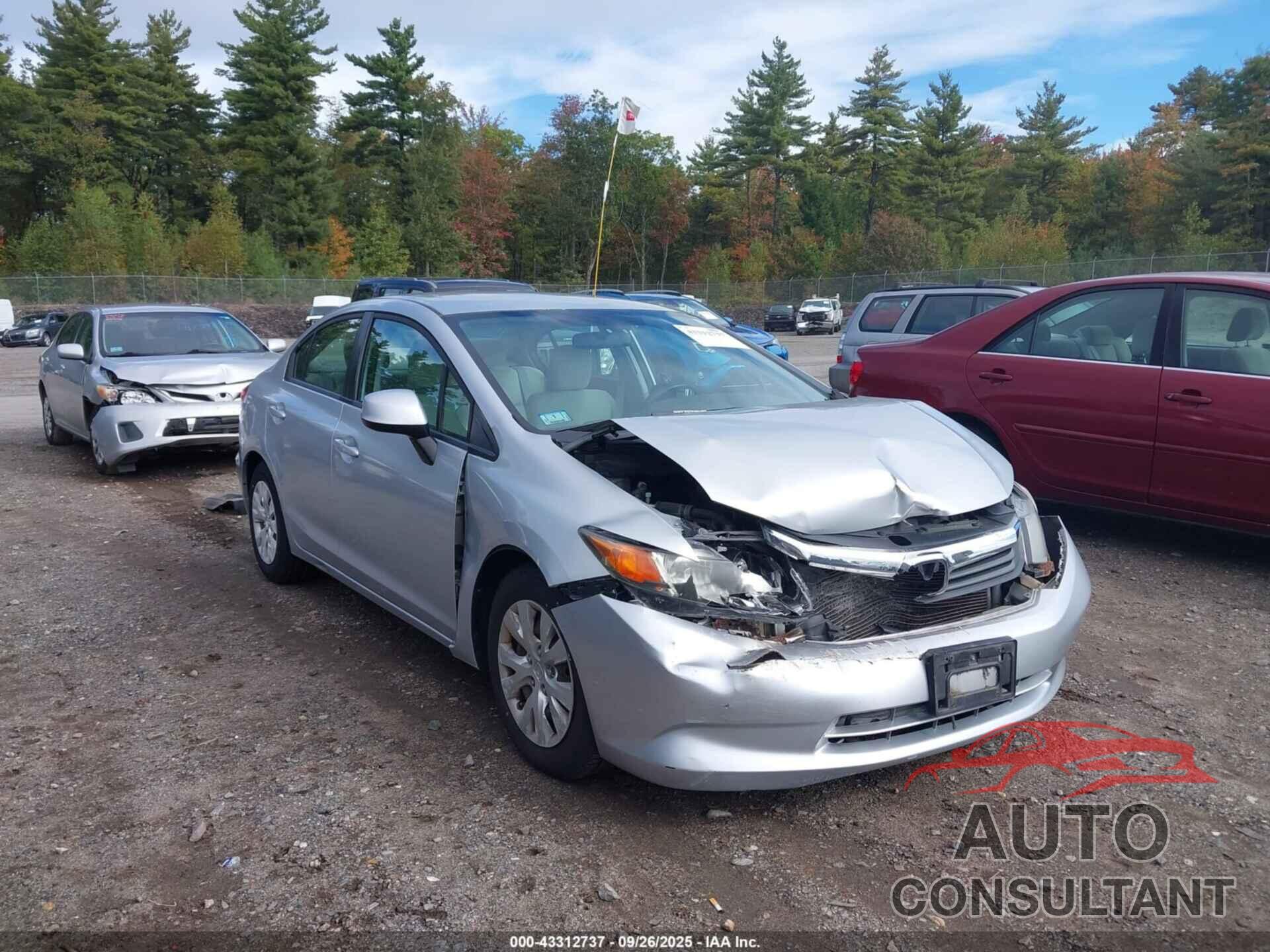 HONDA CIVIC 2012 - 2HGFB2F55CH564330