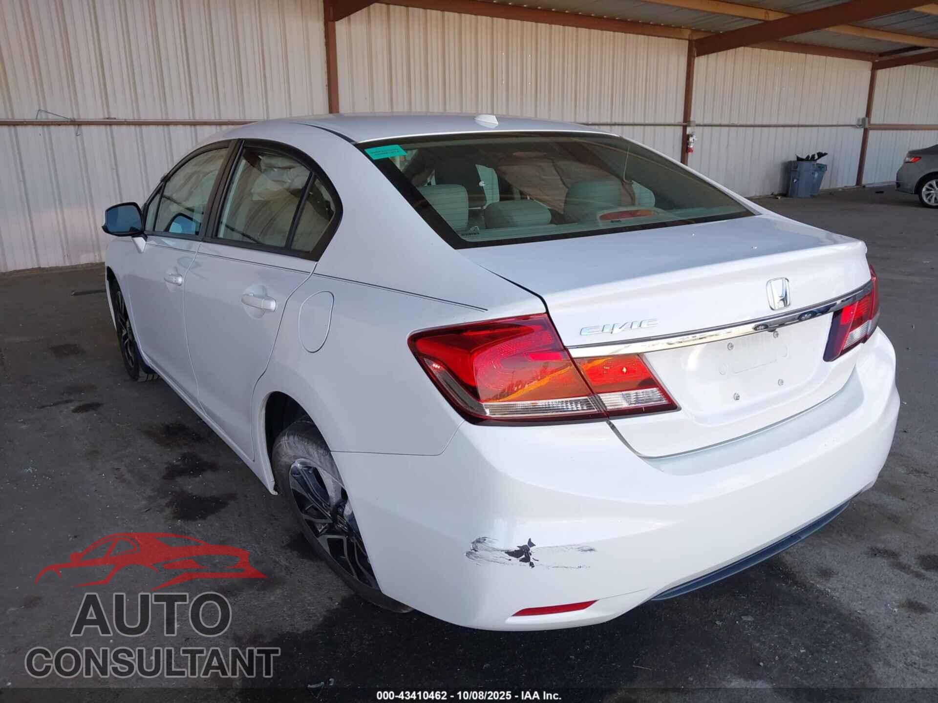 HONDA CIVIC 2013 - 19XFB2F91DE260135