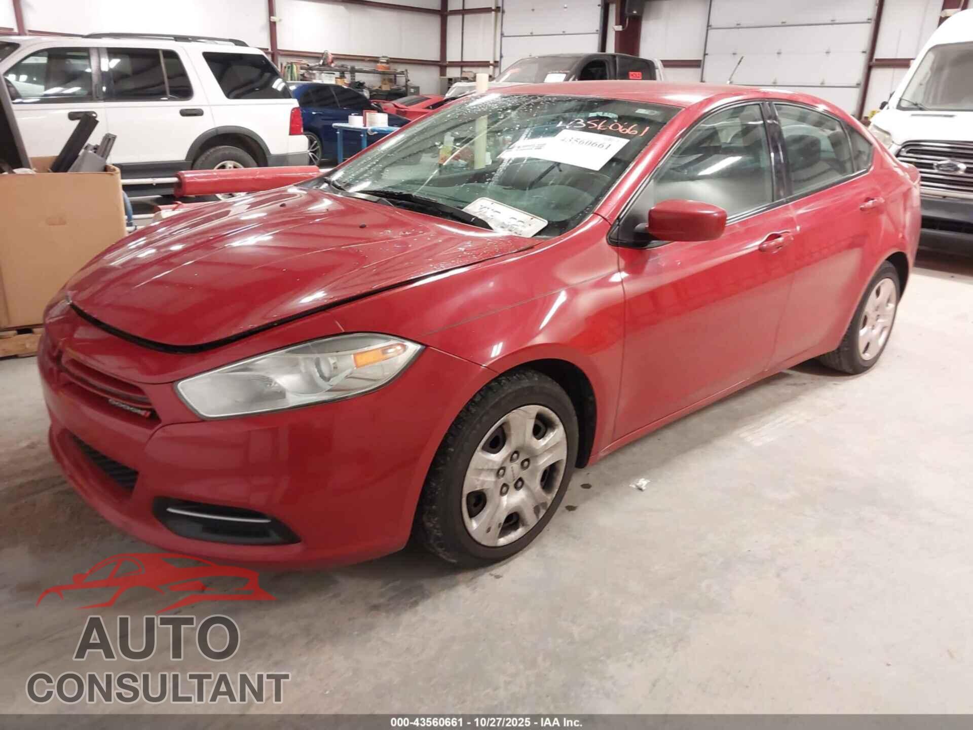 DODGE DART 2013 - 1C3CDFAH0DD199434