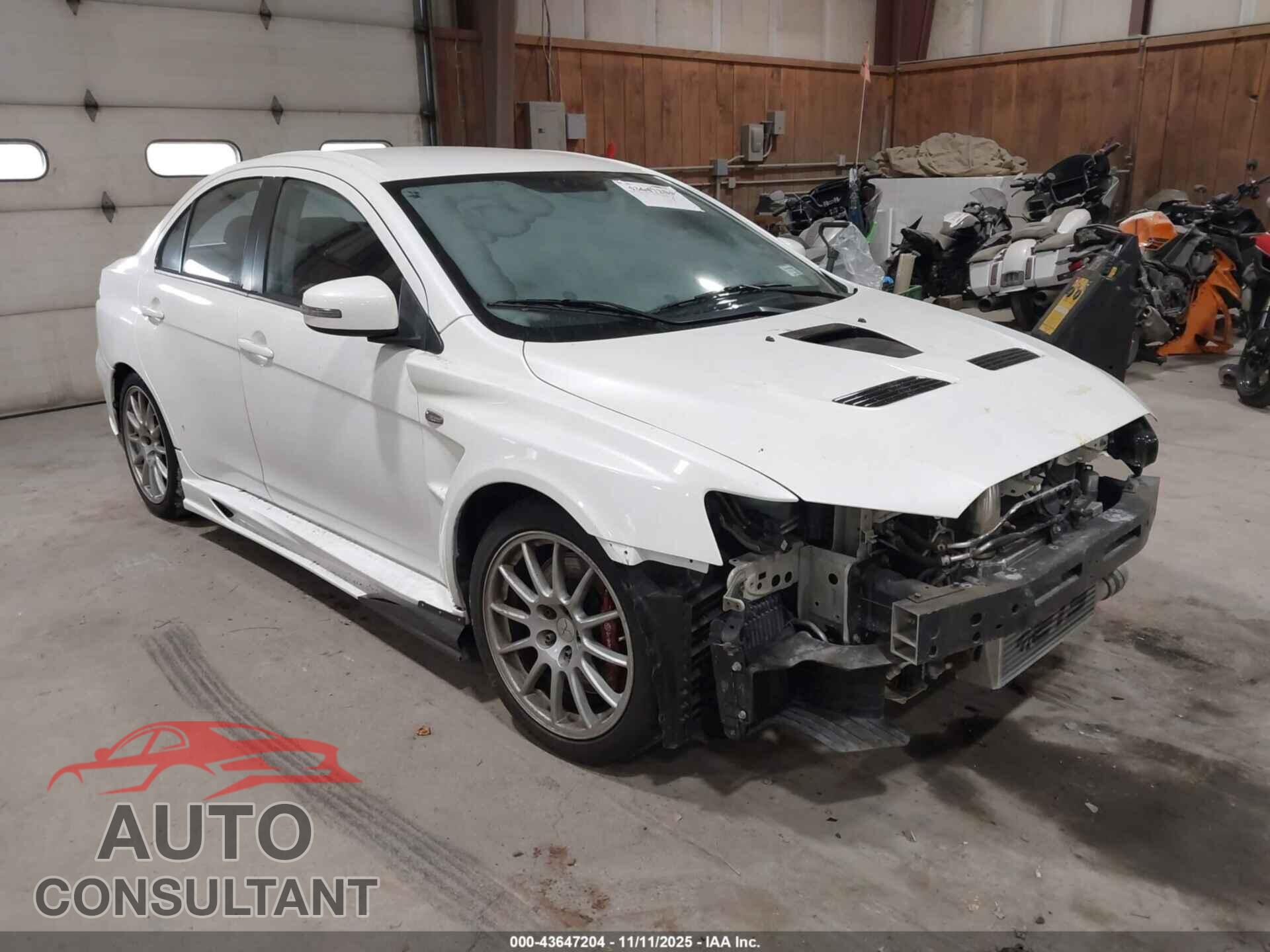 MITSUBISHI LANCER EVOLUTION 2015 - JA32W8FV4FU016162