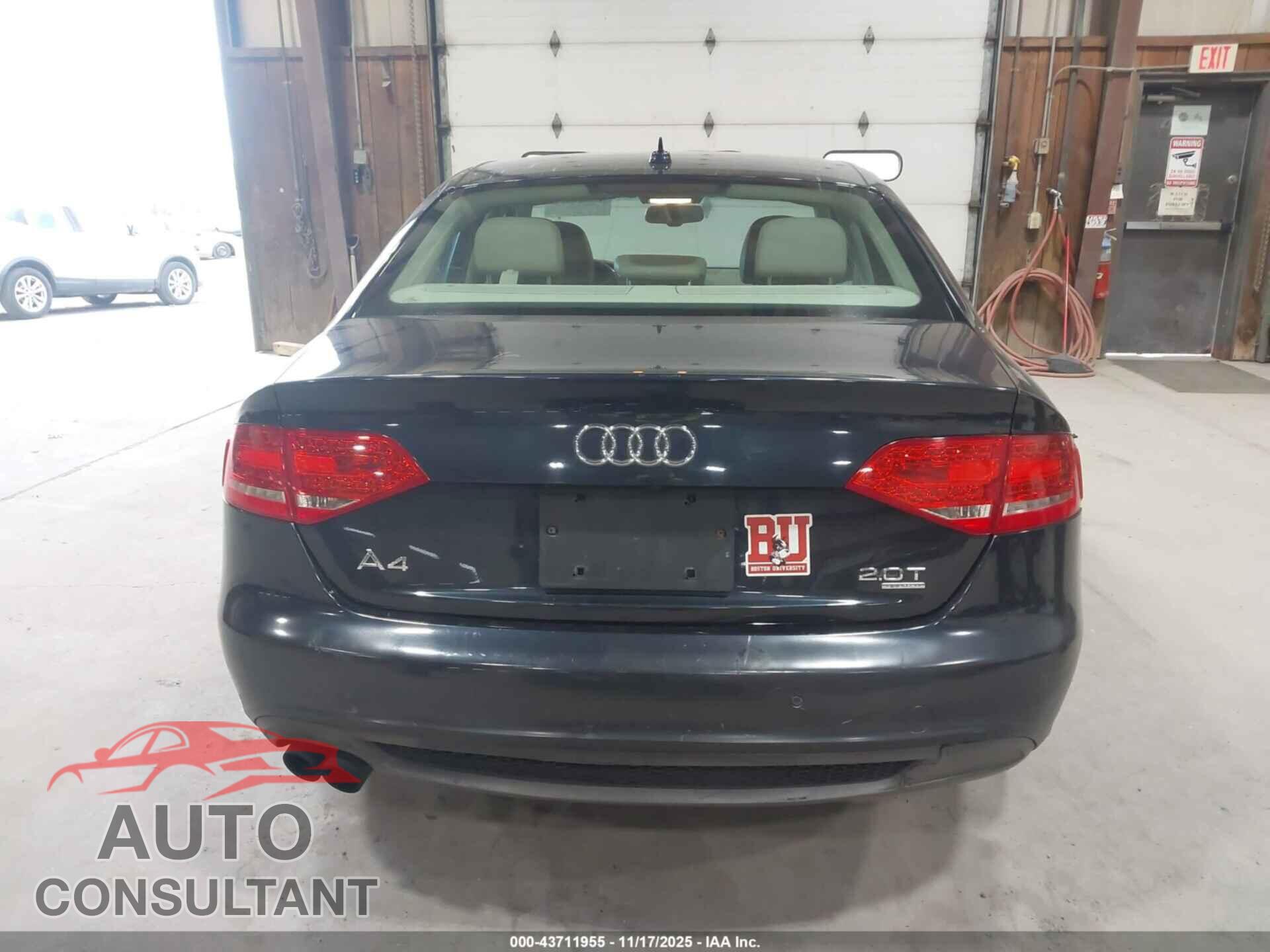 AUDI A4 2012 - WAUFFAFL2CA113251
