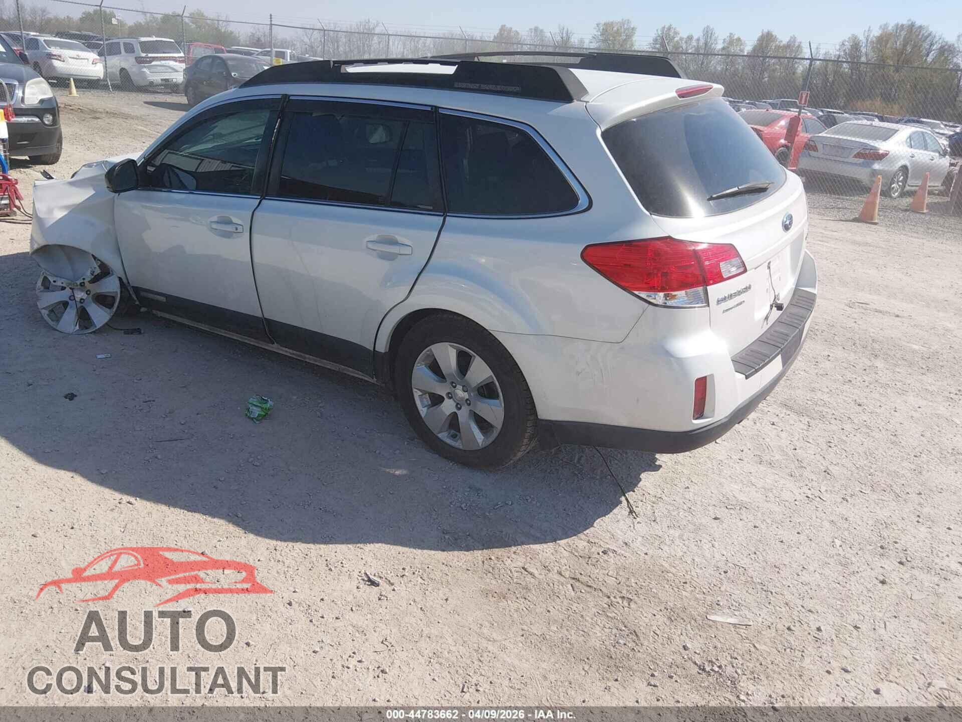 SUBARU OUTBACK 2011 - 4S4BRCCC0B3436799