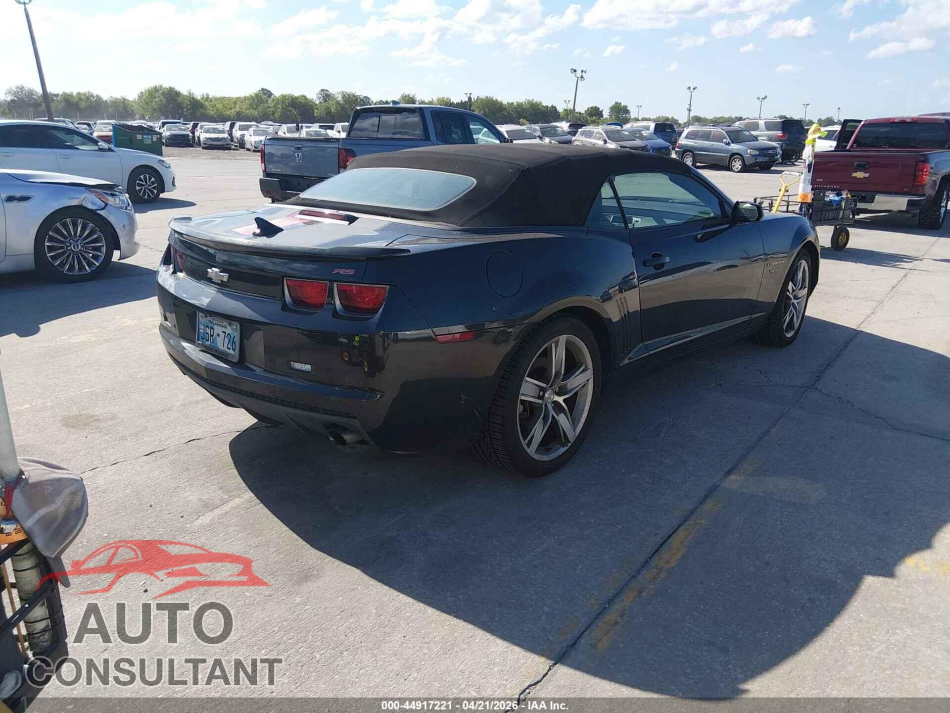 CHEVROLET CAMARO 2012 - 2G1FC3D38C9171279