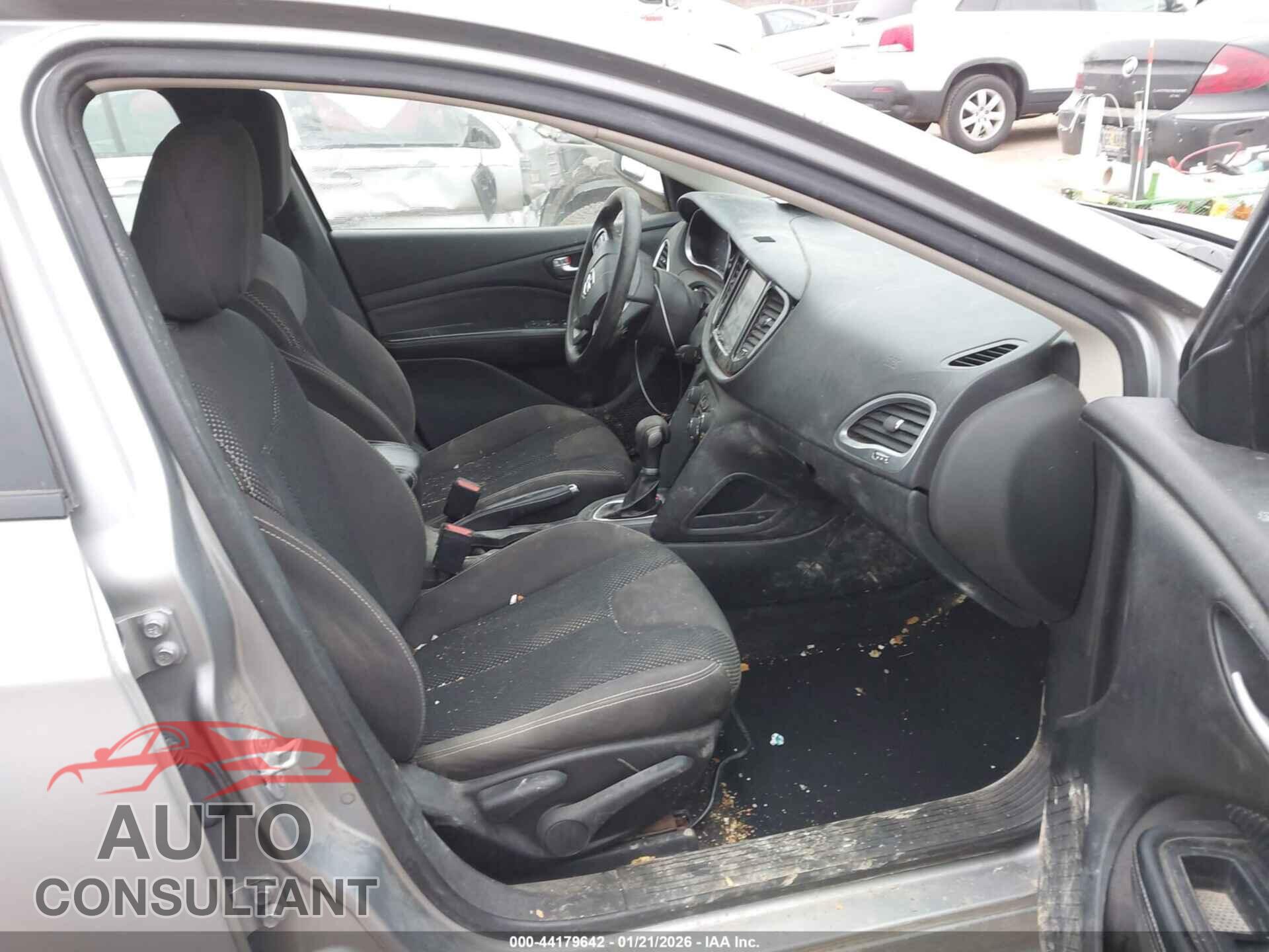 DODGE DART 2015 - 1C3CDFBB1FD117238