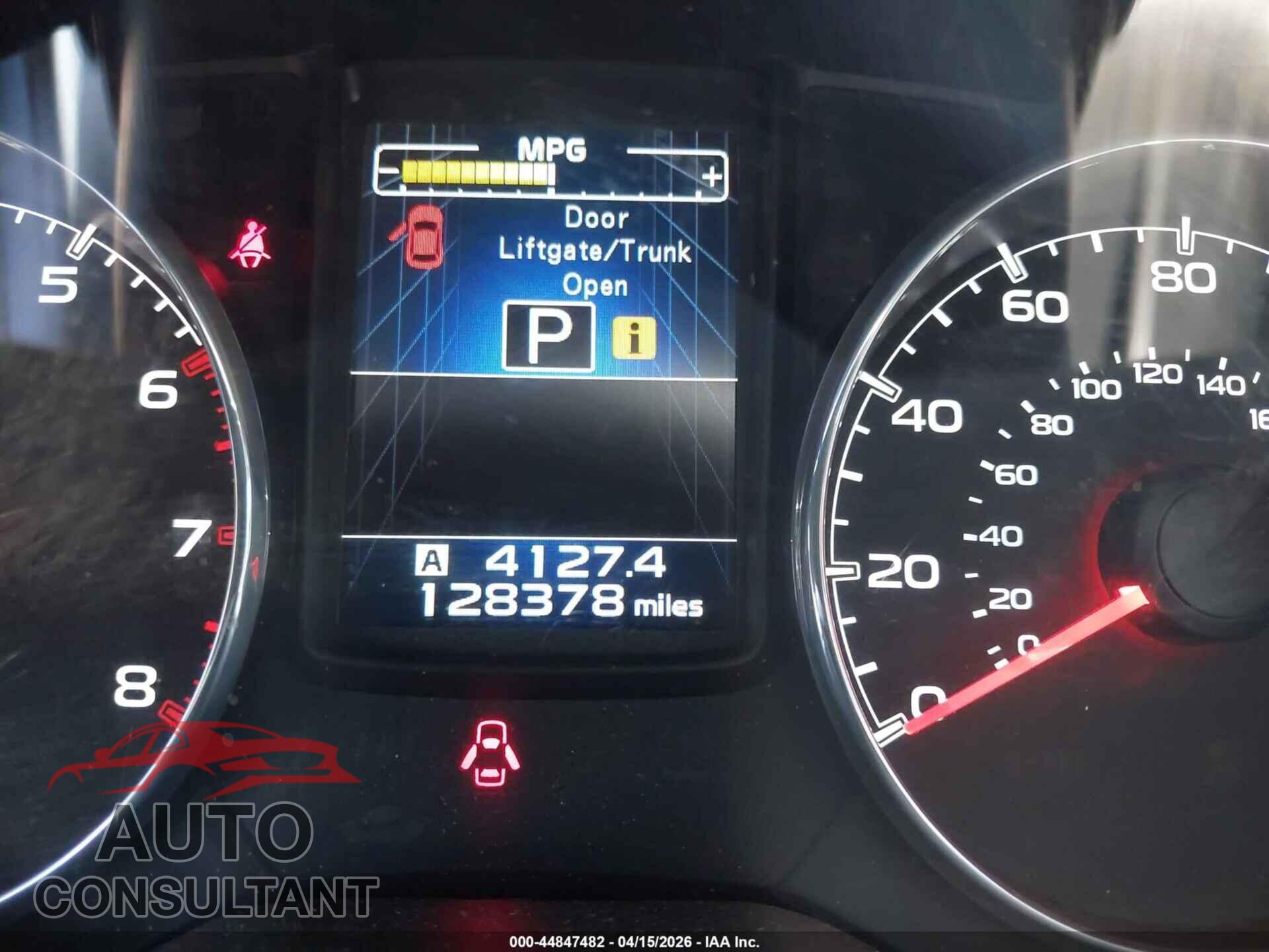 SUBARU OUTBACK 2014 - 4S4BRBPC9E3271795