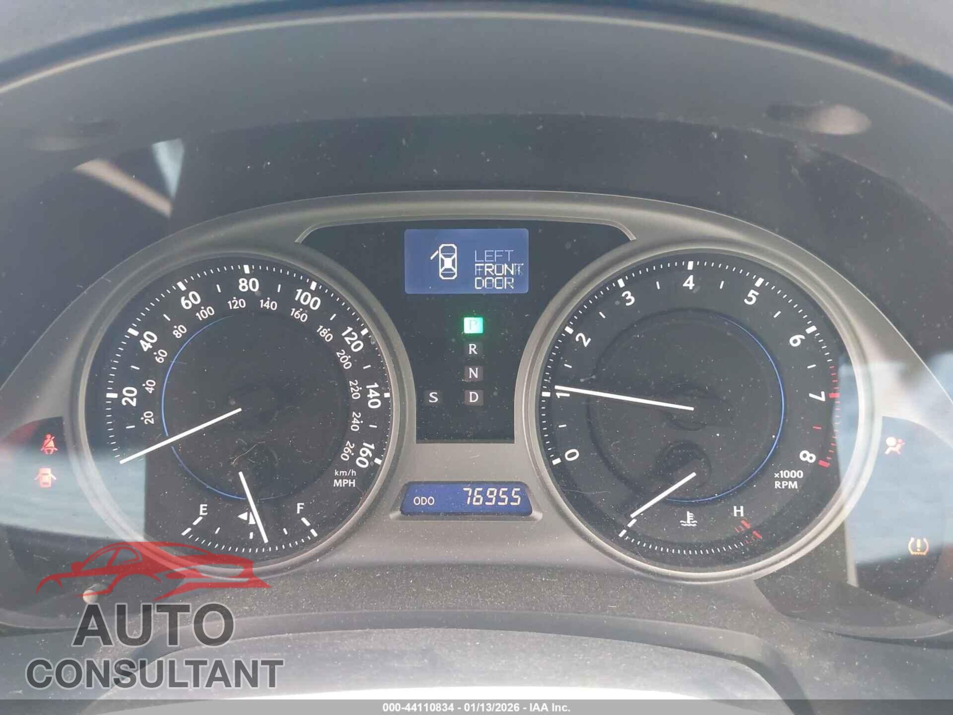 LEXUS IS 250 2010 - JTHCF5C23A5037830