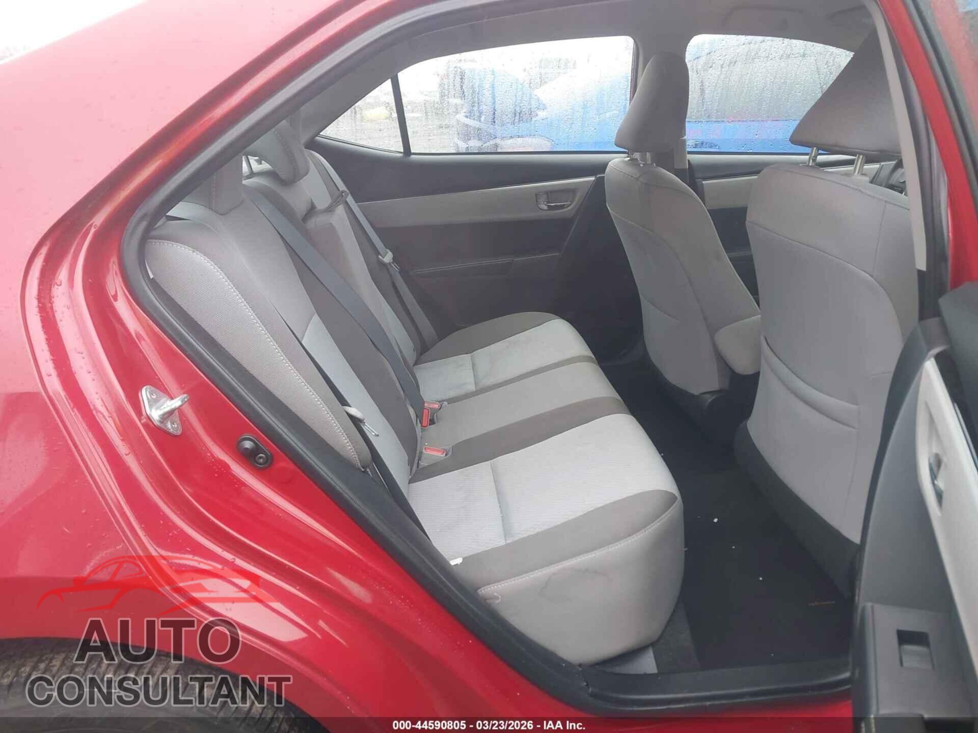 TOYOTA COROLLA 2017 - 2T1BURHEXHC834666