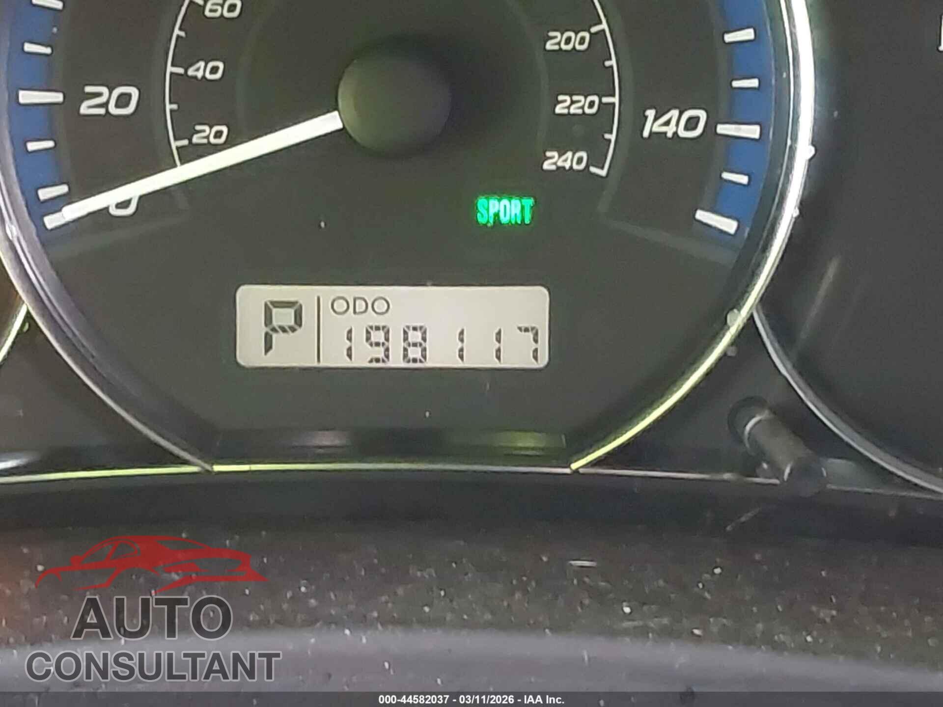 SUBARU FORESTER 2012 - JF2SHADC2CH405781