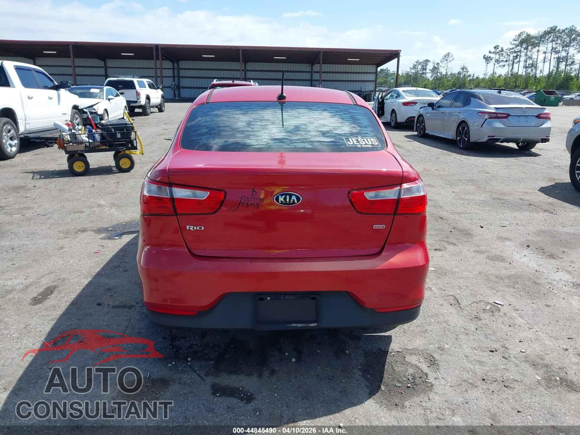 KIA RIO 2017 - KNADM4A3XH6099406