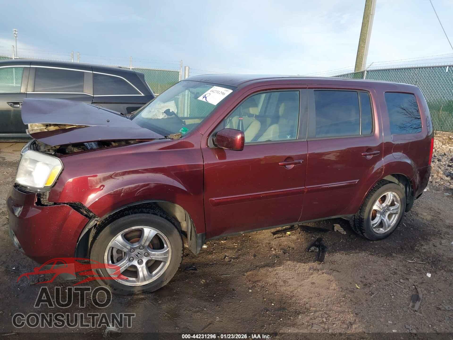 HONDA PILOT 2012 - 5FNYF4H47CB072805